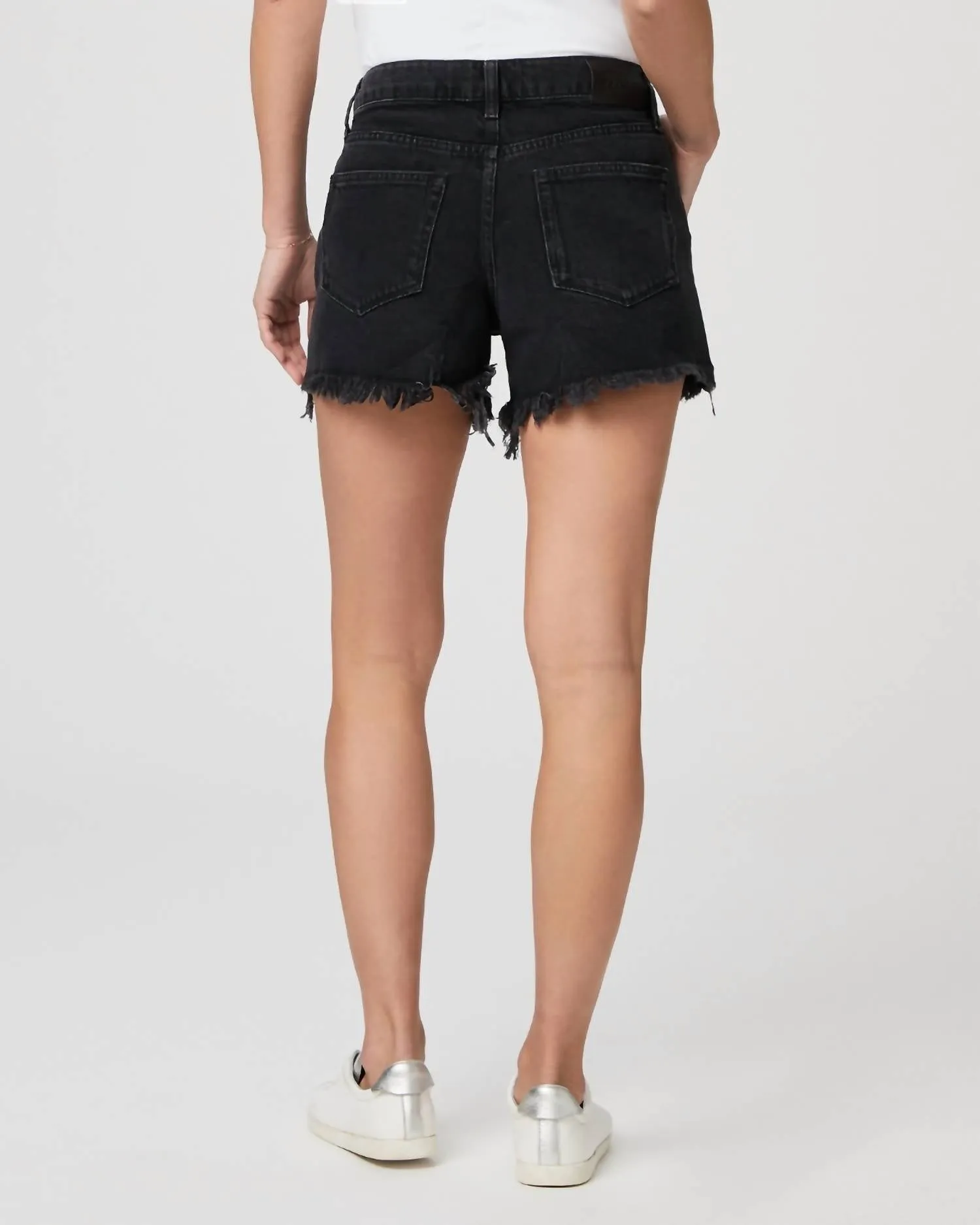 Noella Cut Off Shorts In Black Dove