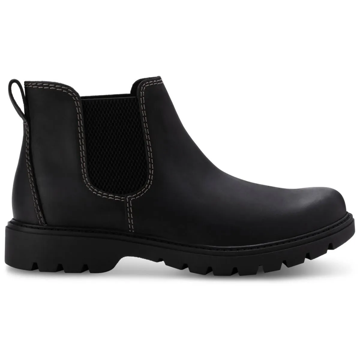 NORWAY Mens Solid Leather Chelsea Boots