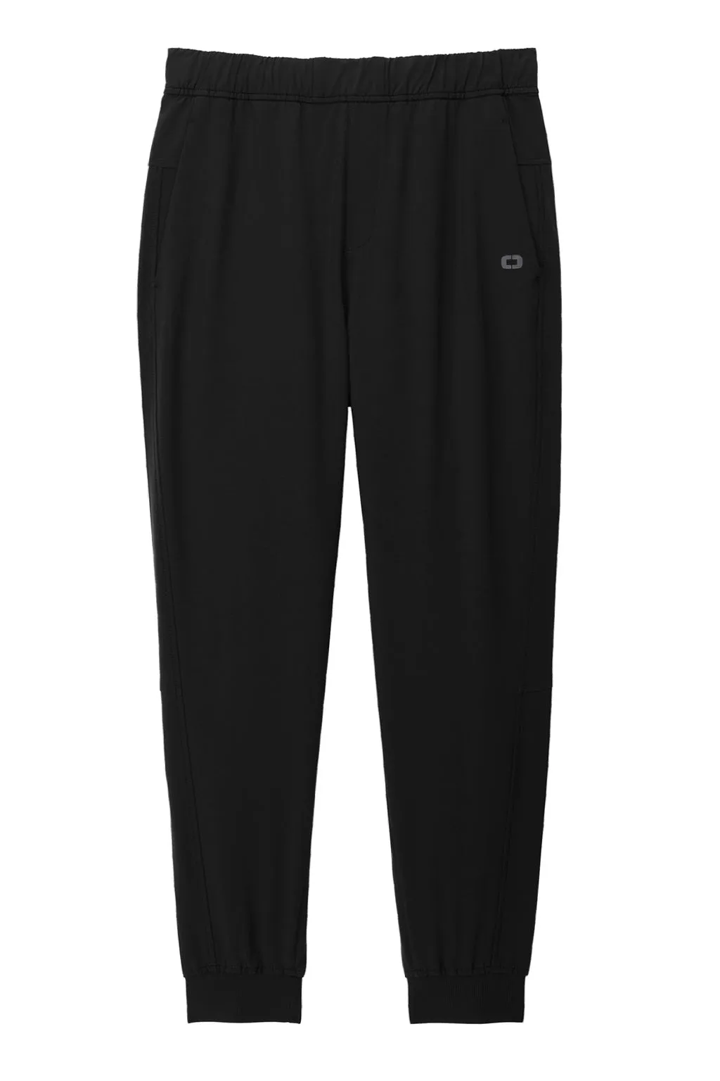 Ogio Mens Connection Water Resistant Jogger Sweatpants w/ Pockets - Blacktop