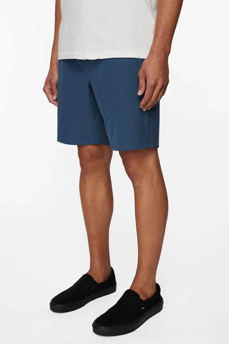 Oneill Reserve Elastic Waist Hybrid 18" Shorts - Blue 3