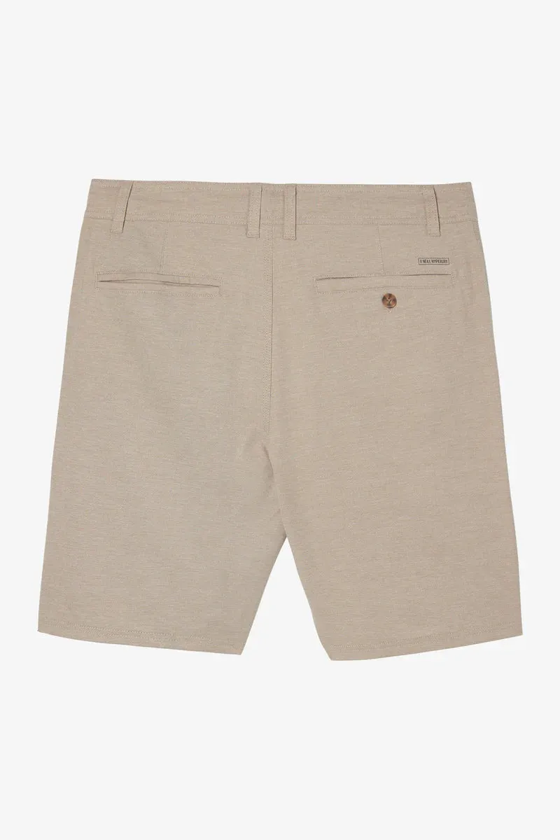 O'neill Reserve Light Check 19" Shorts - Dark Khaki