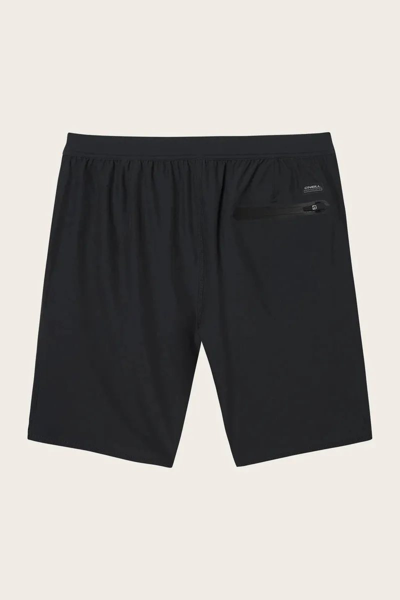 Oneill Trvlr Interval 19" Hybrid Mens Shorts - Black