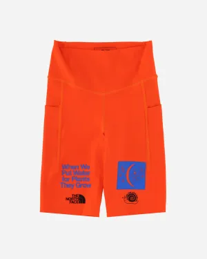 Online Ceramics WMNS 9" Biker Shorts Power Orange
