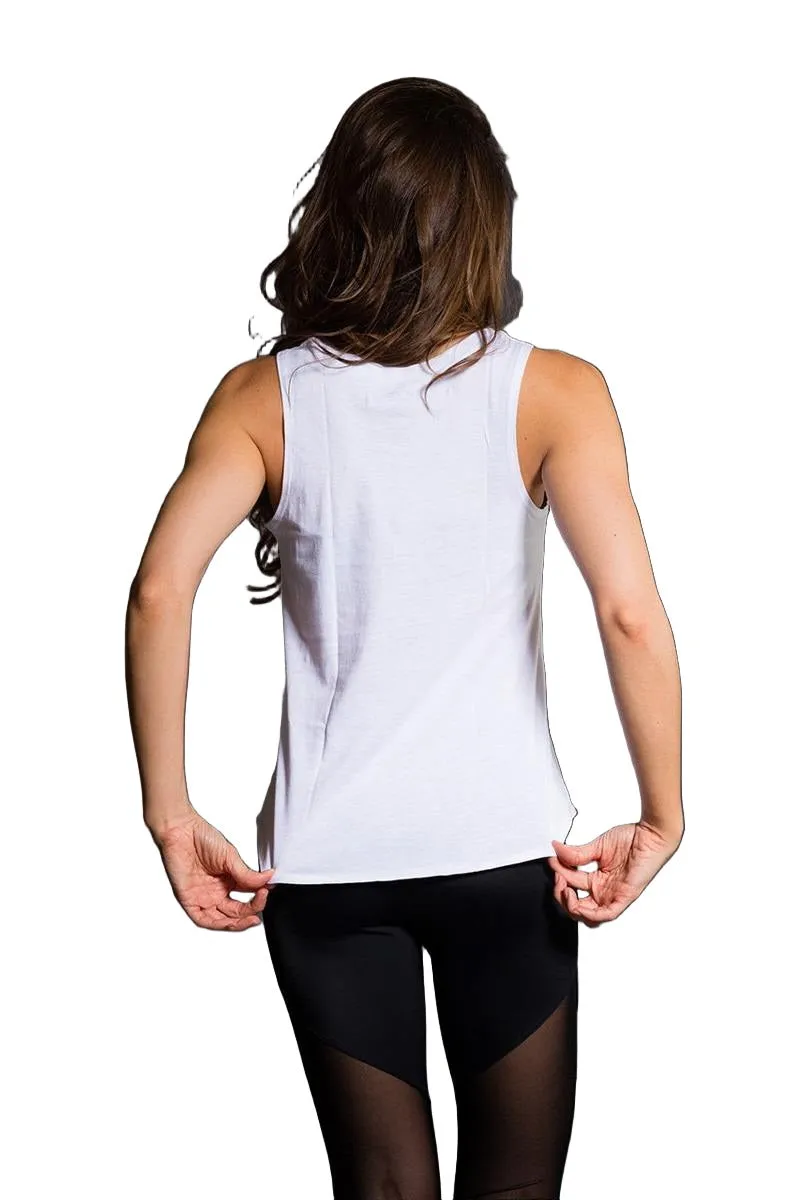Onzie Nama Tank  370 Mandala White