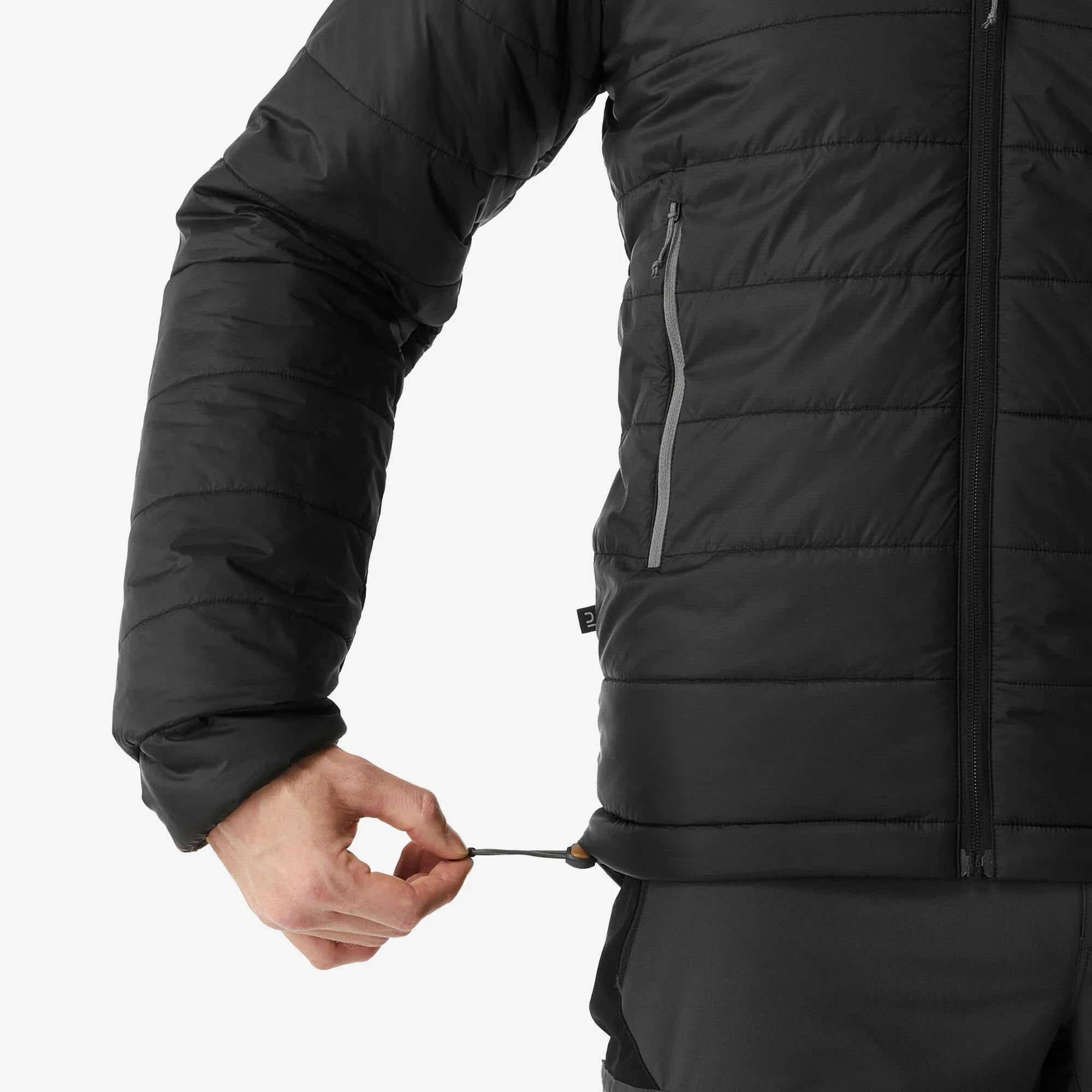 Outdoor Decathlon Clothing Forclaz Men's MT100 Hooded Synthetic Jacket