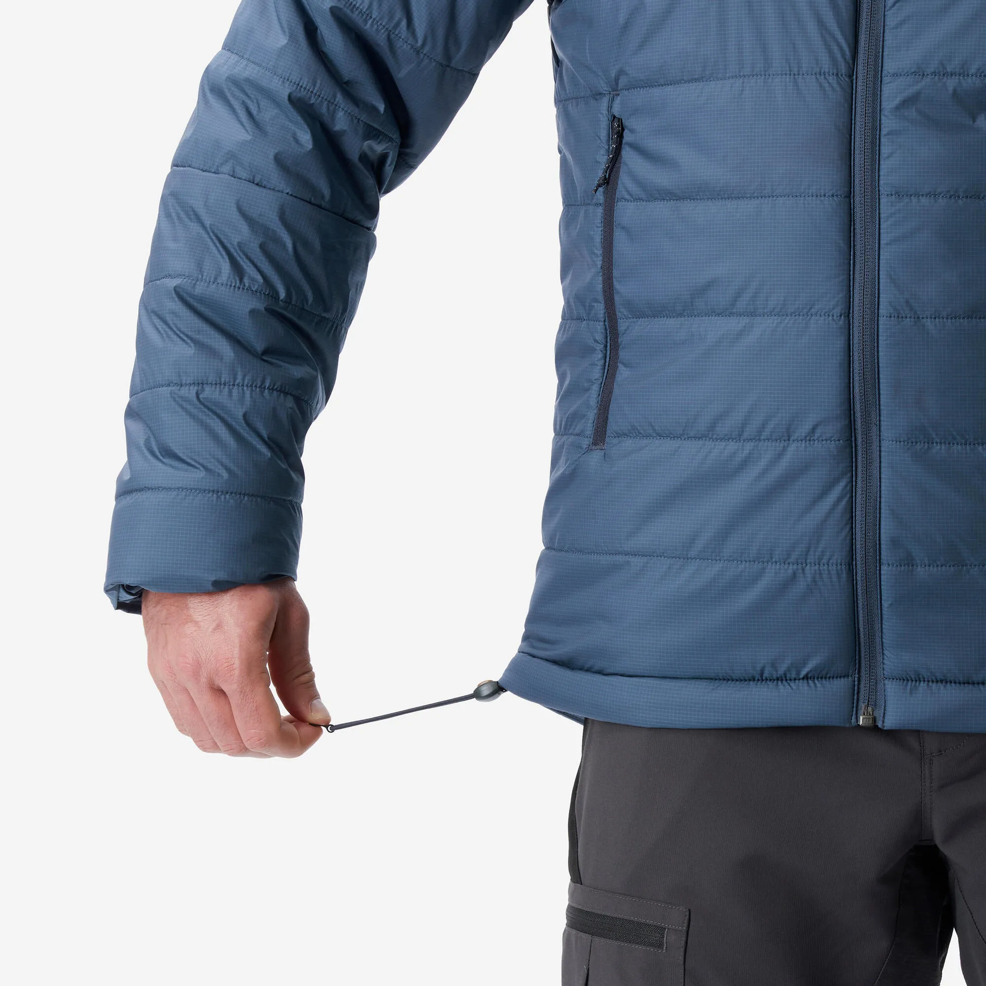 Outdoor Decathlon Clothing Forclaz Men's MT100 Hooded Synthetic Jacket