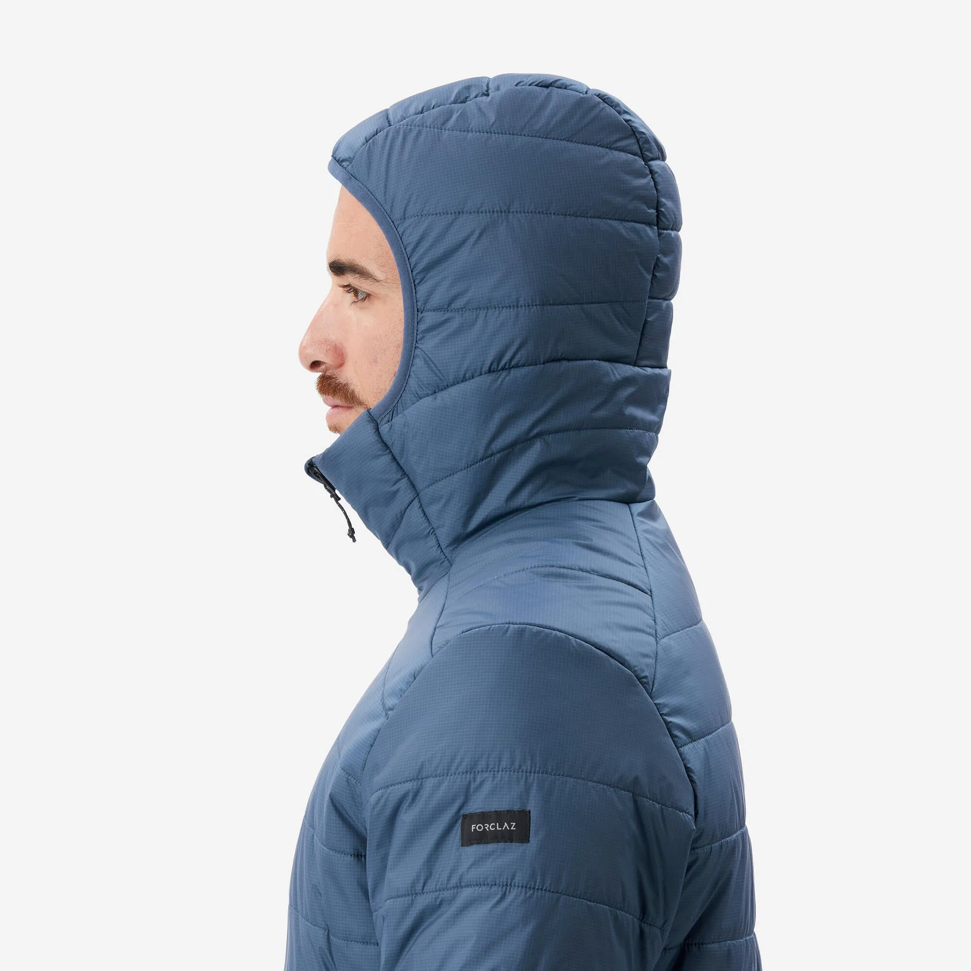 Outdoor Decathlon Clothing Forclaz Men's MT100 Hooded Synthetic Jacket