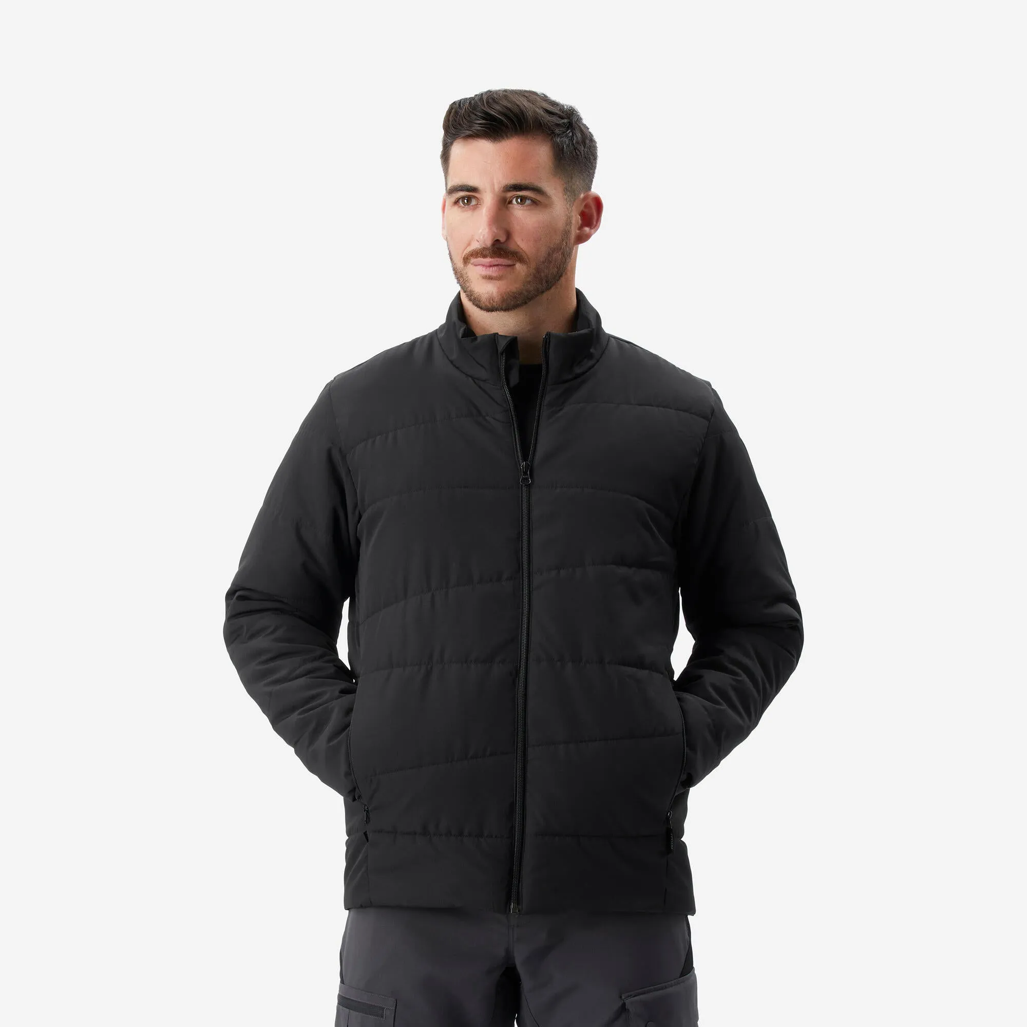 Outdoor Decathlon Clothing Forclaz Men's Synthetic Mountain Backpacking Padded Jacket - MT50 32°F