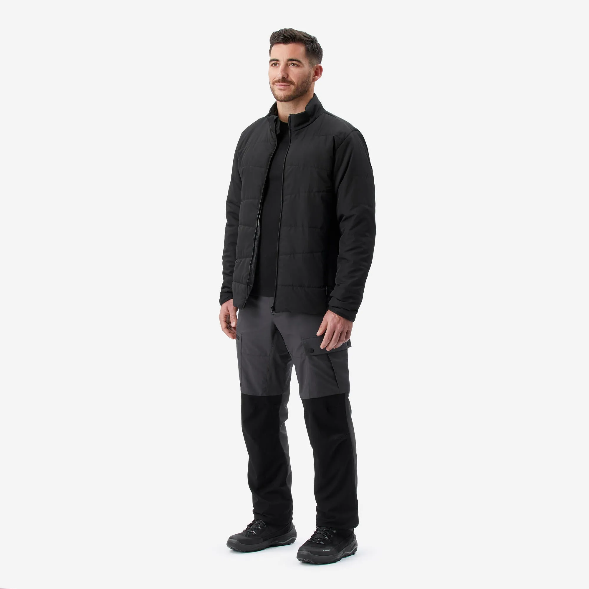 Outdoor Decathlon Clothing Forclaz Men's Synthetic Mountain Backpacking Padded Jacket - MT50 32°F