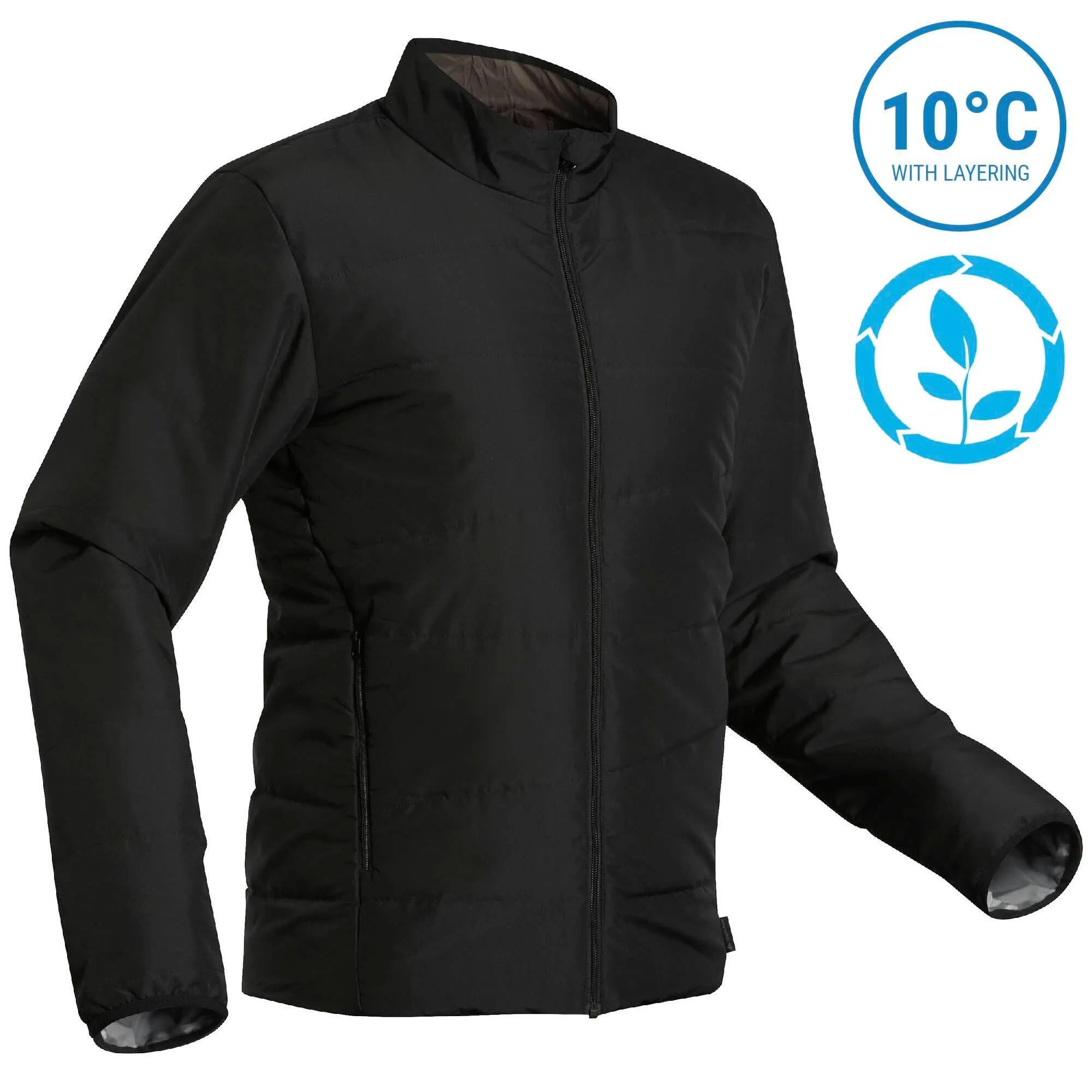 Outdoor Decathlon Clothing Forclaz Men's Synthetic Mountain Backpacking Padded Jacket - MT50 32°F