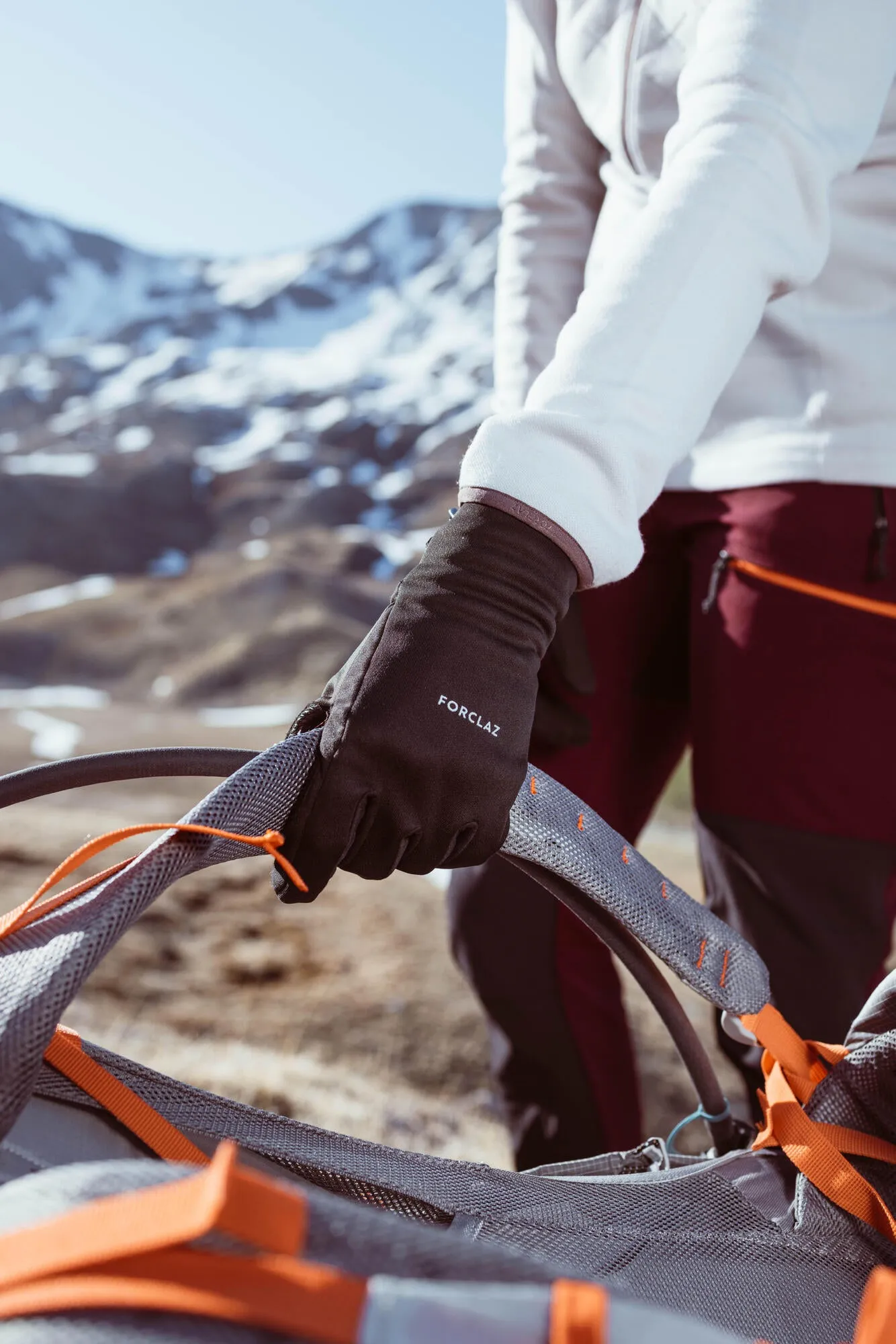 Outdoor Decathlon Clothing Forclaz MT500 Backpacking Gloves