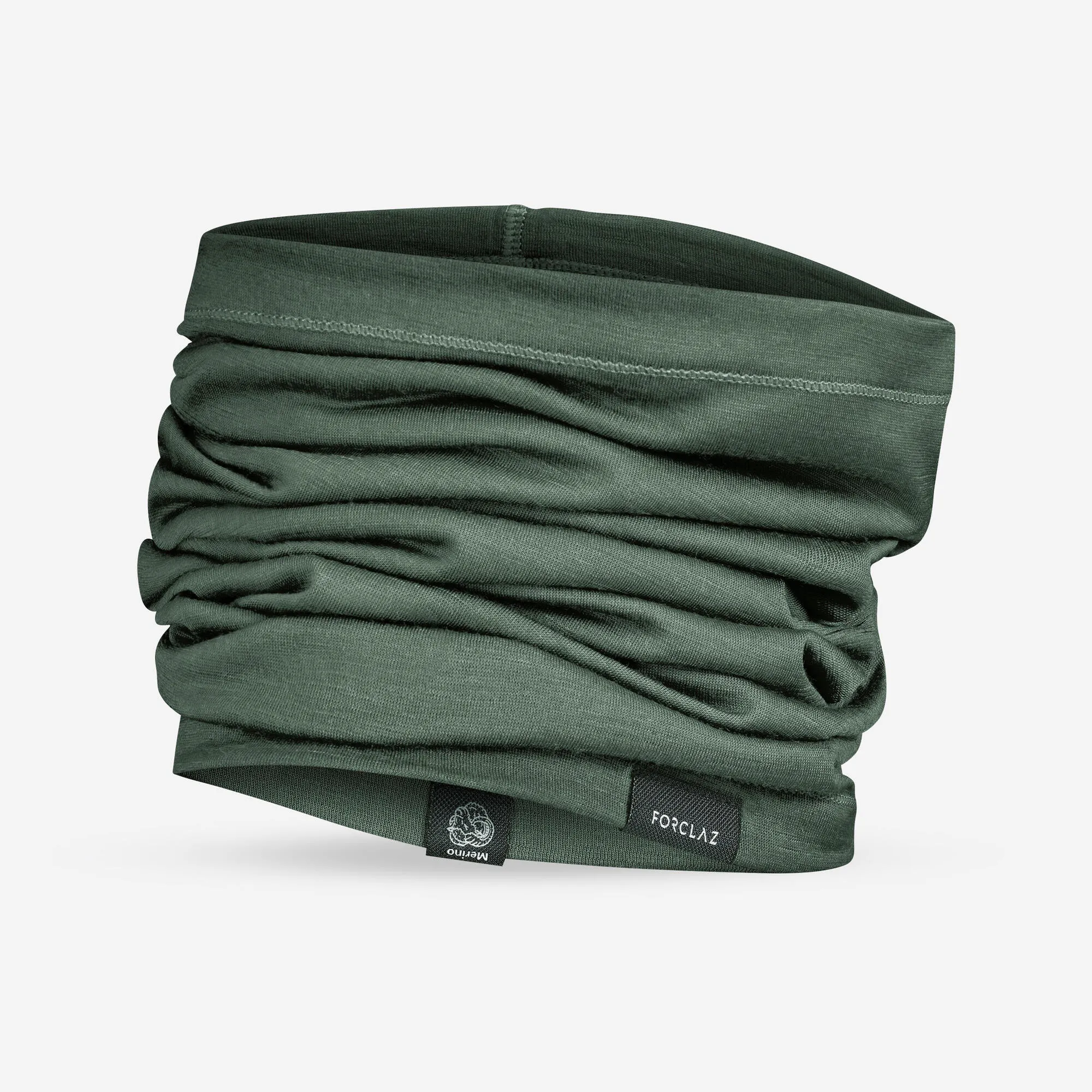 Outdoor Decathlon Clothing Forclaz Trek 500 Multiposition Merino Wool Hiking Tube Scarf