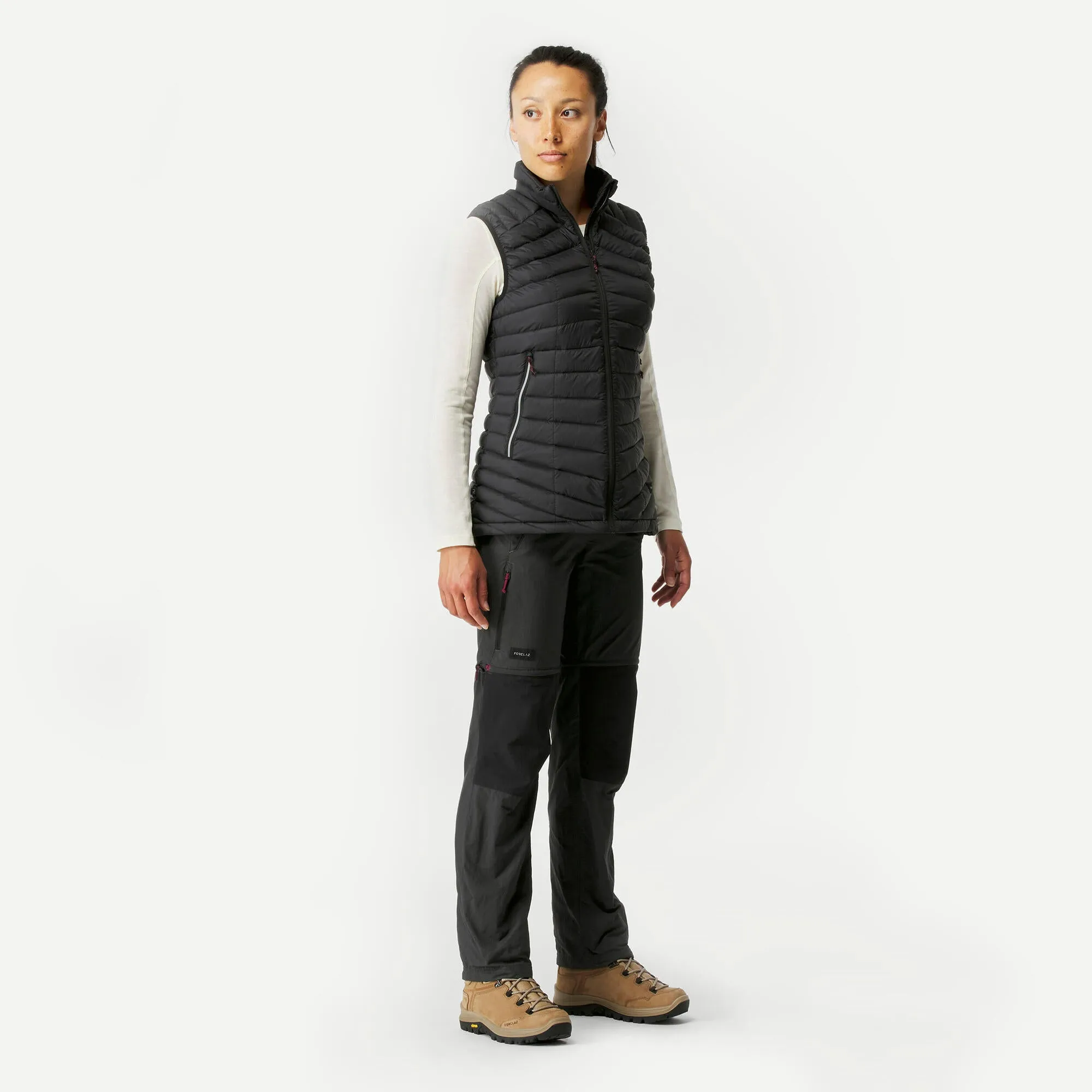 Outdoor Decathlon Clothing Forclaz Women's MT100 Down Puffer Vest