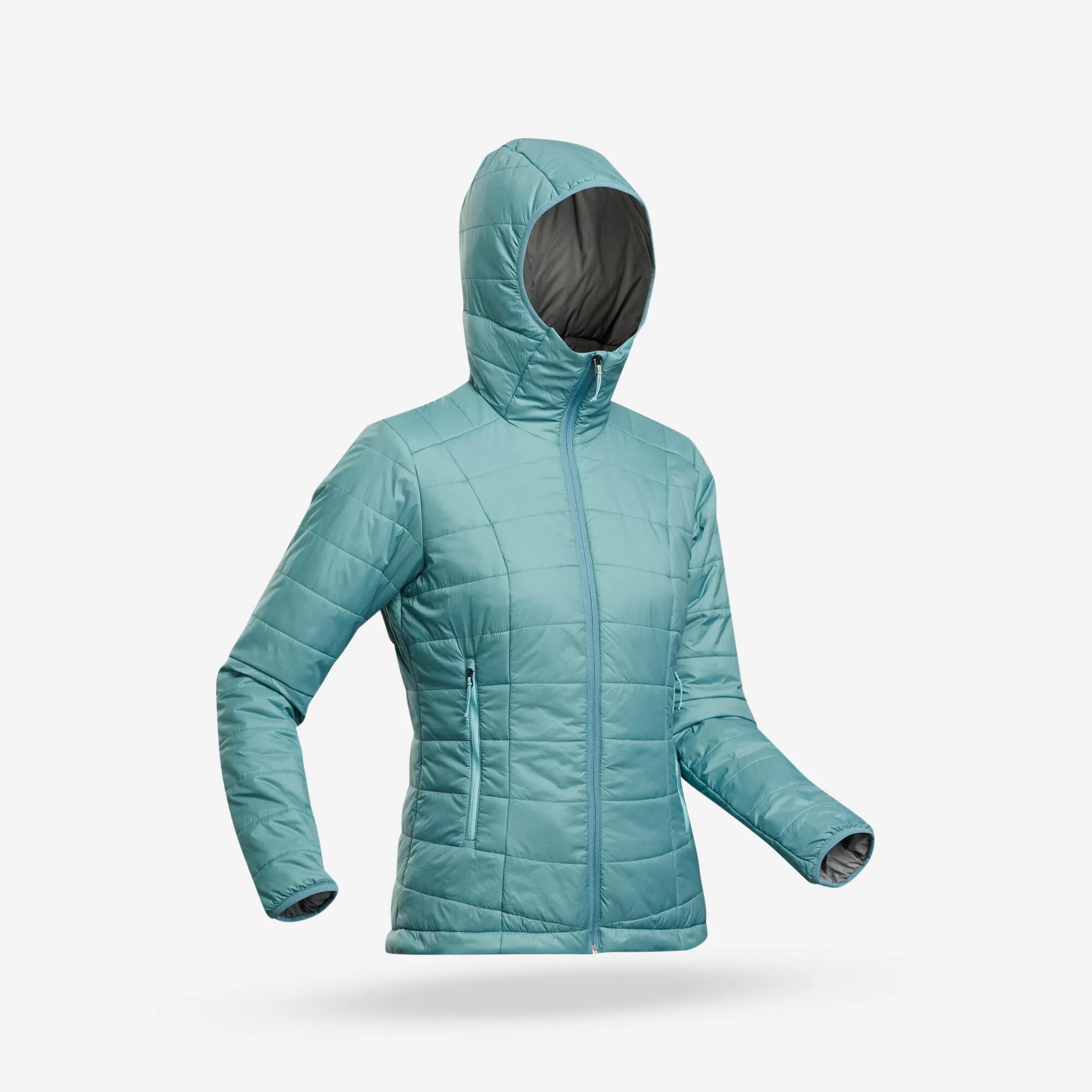 Outdoor Decathlon Clothing Forclaz Women's MT100 Hooded Synthetic Jacket