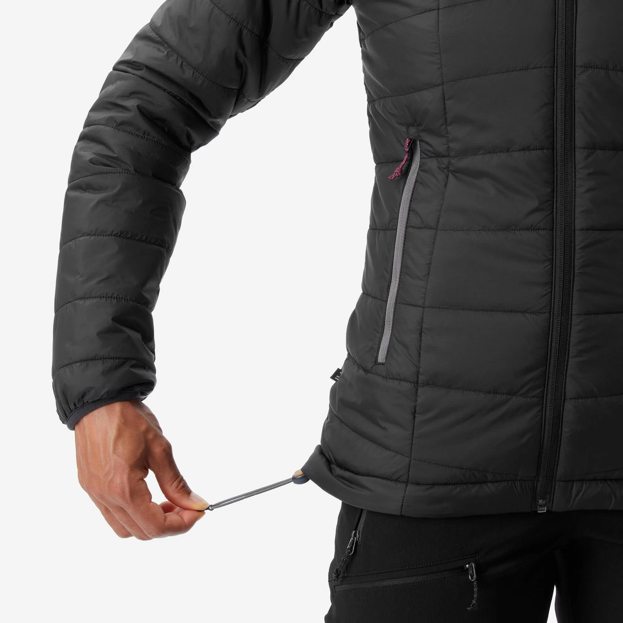 Outdoor Decathlon Clothing Forclaz Women's MT100 Hooded Synthetic Jacket