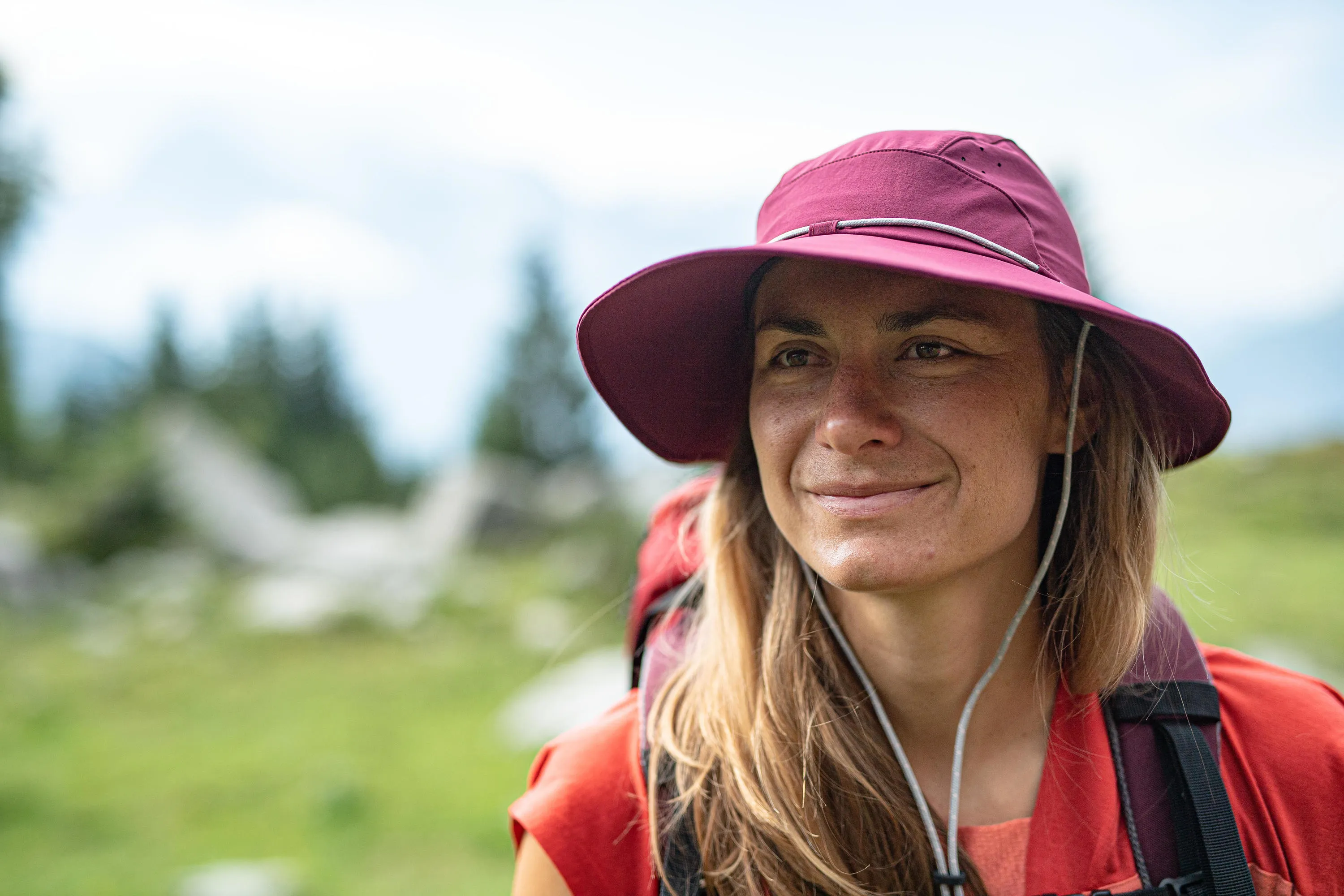 Outdoor Decathlon Clothing Forclaz Women's MT500 UPF 50  Hiking Hat