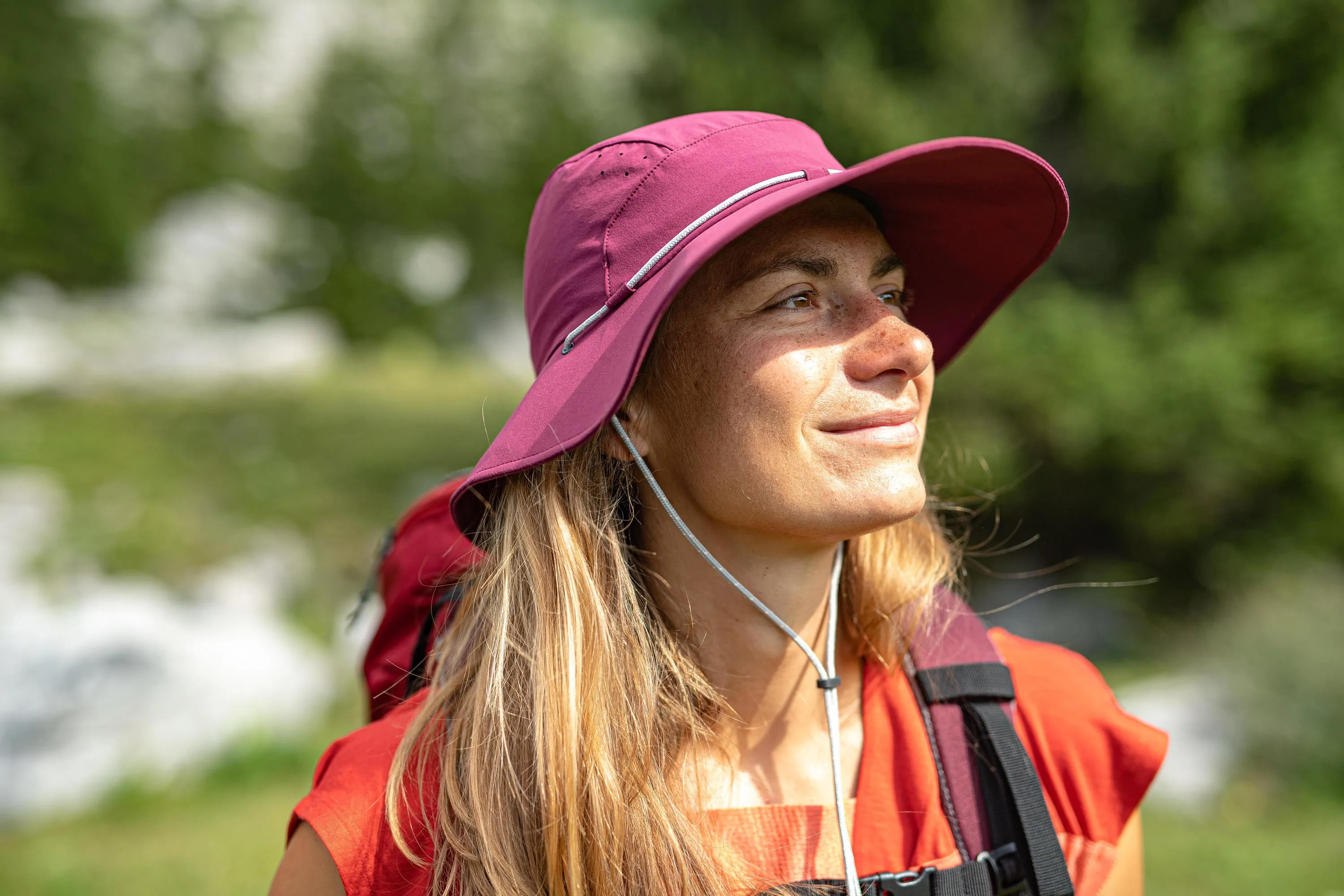 Outdoor Decathlon Clothing Forclaz Women's MT500 UPF 50  Hiking Hat