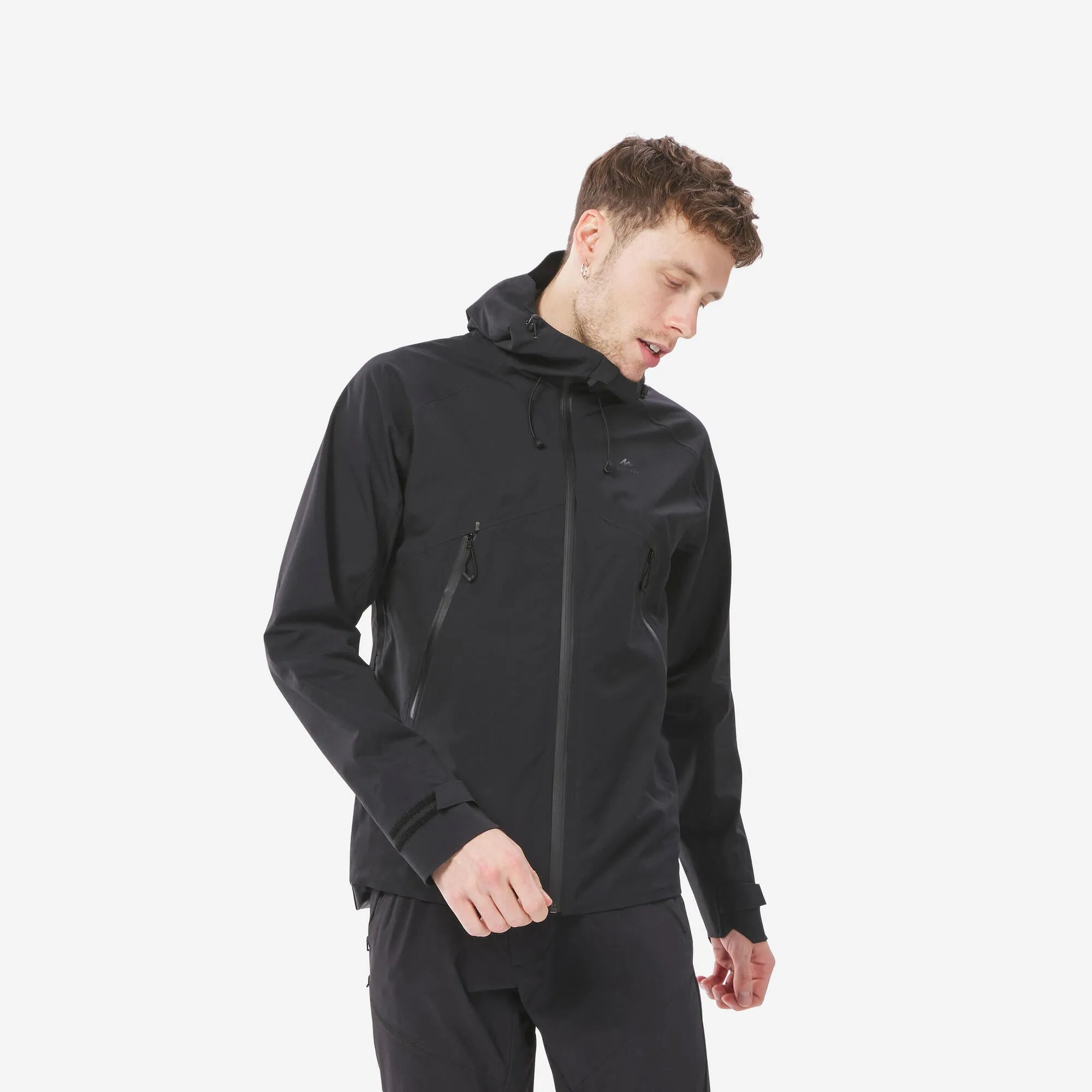 Outdoor Decathlon Clothing Quechua Men's Hiking Lightweight Waterproof Jacket MH500