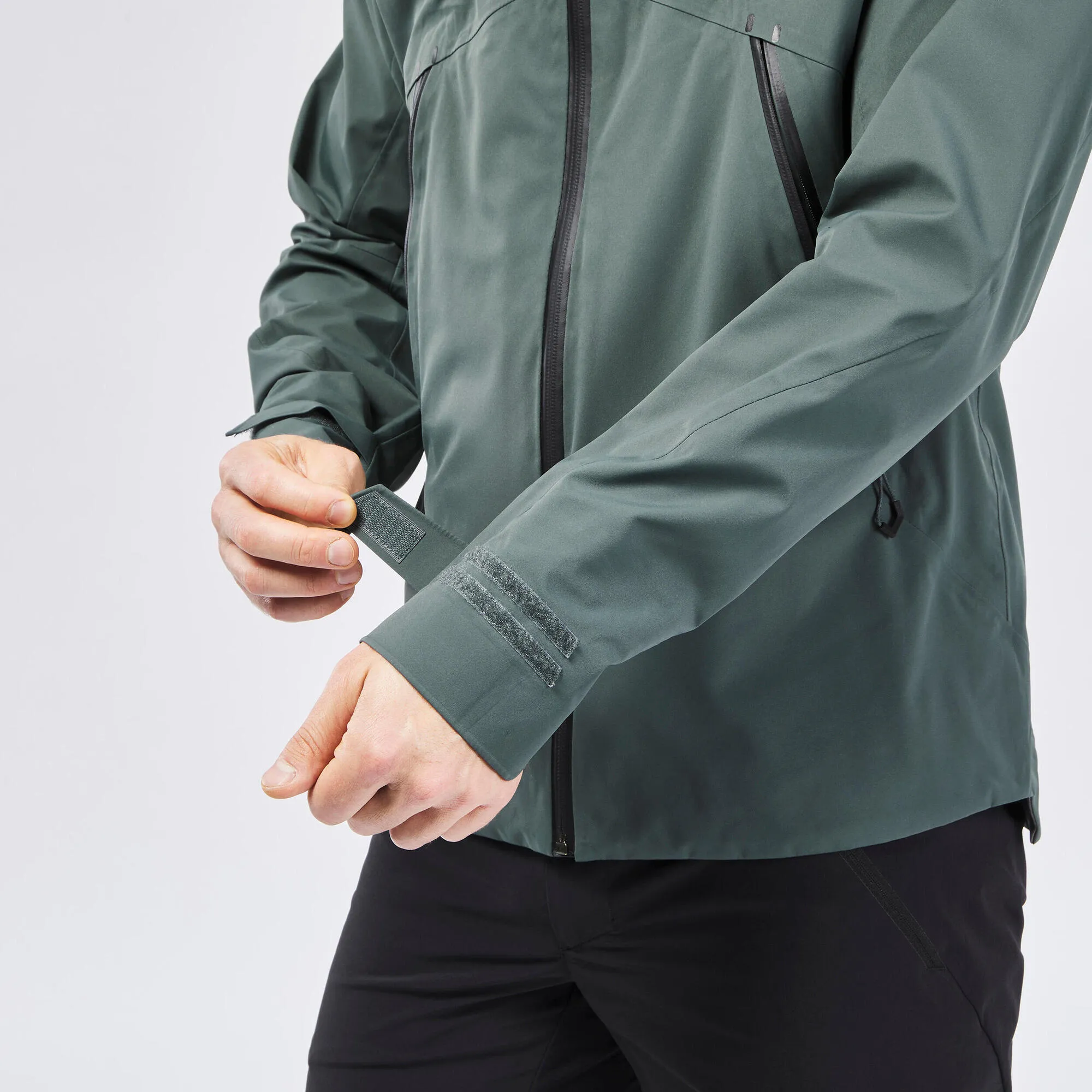 Outdoor Decathlon Clothing Quechua Men's Hiking Lightweight Waterproof Jacket MH500