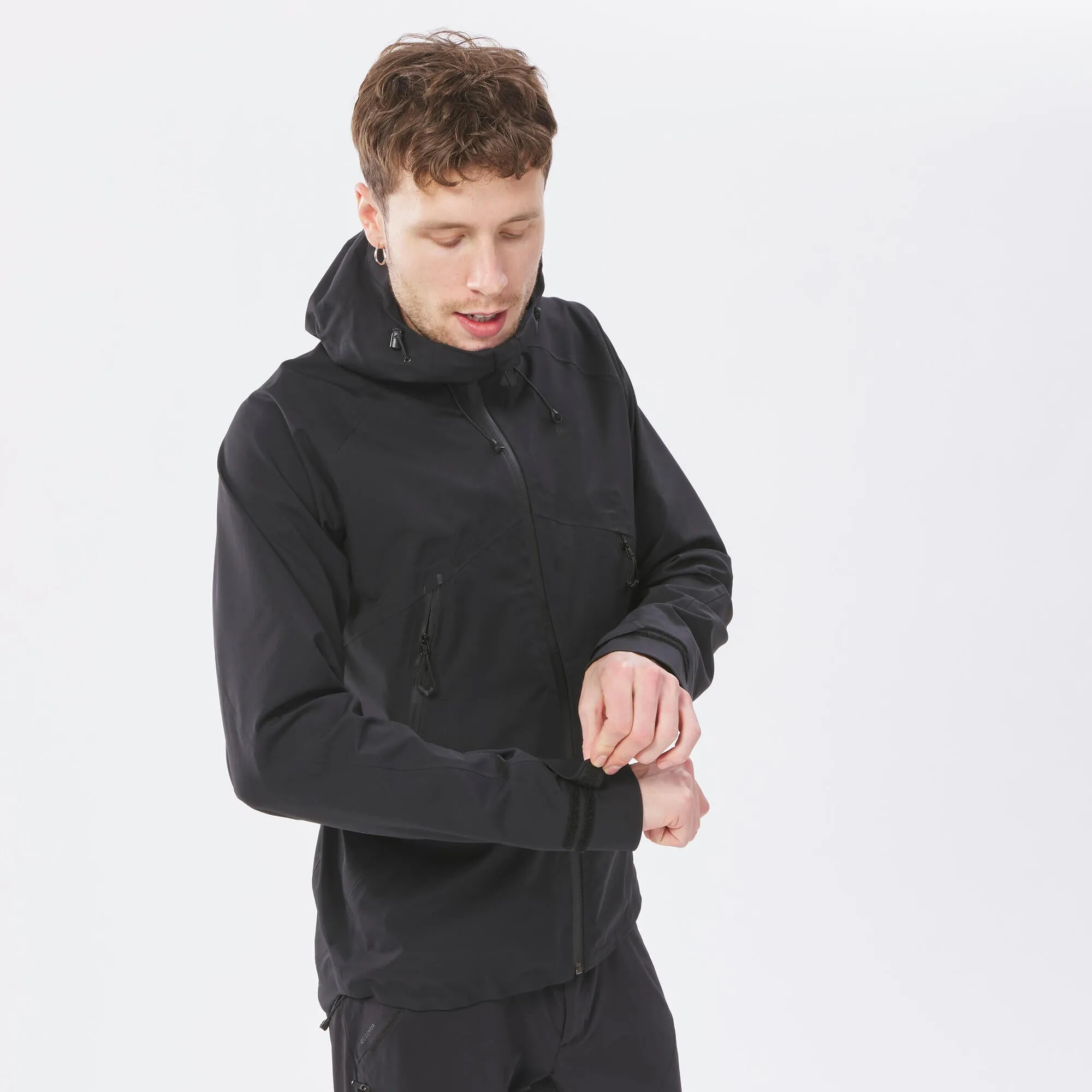 Outdoor Decathlon Clothing Quechua Men's Hiking Lightweight Waterproof Jacket MH500