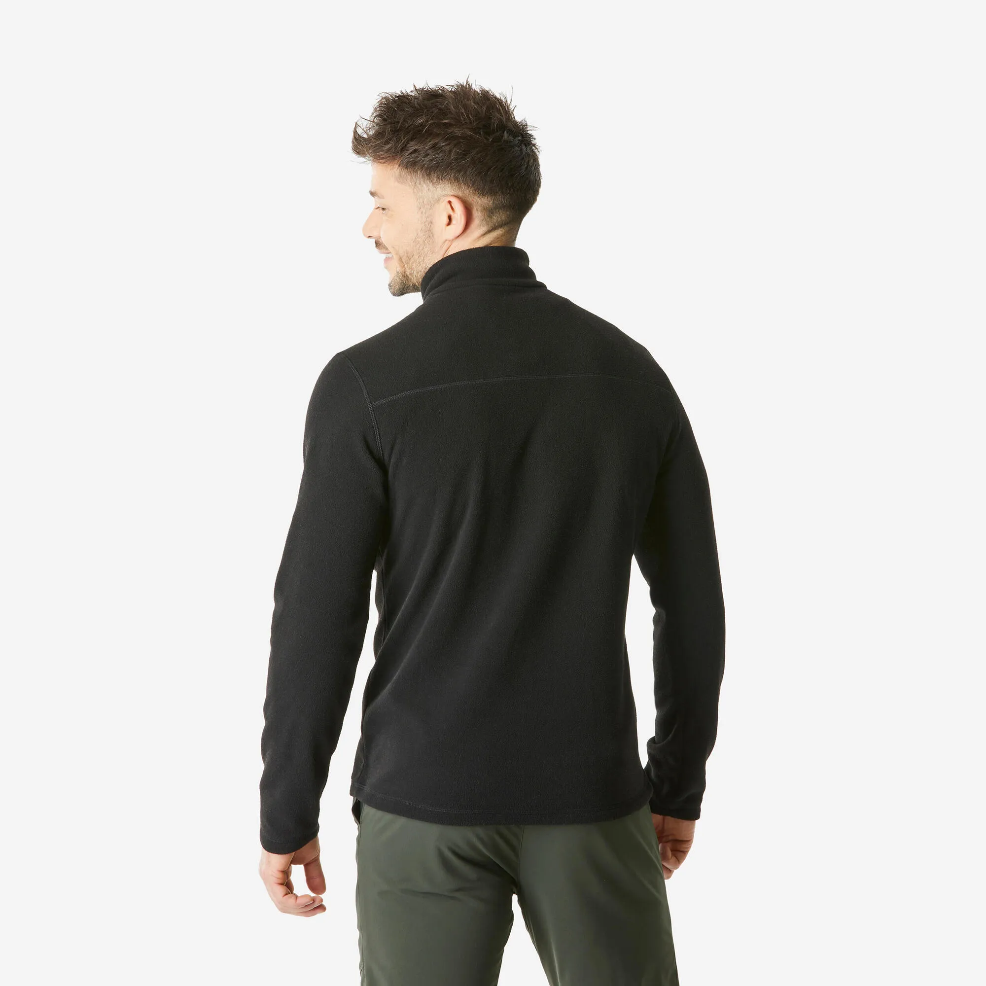Outdoor Decathlon Clothing Quechua Men's MH100 Hiking Fleece