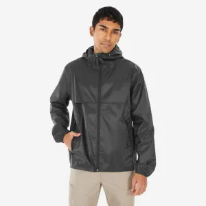Outdoor Decathlon Clothing Quechua Men's Raincut Fullzip Waterproof Rain Jacket