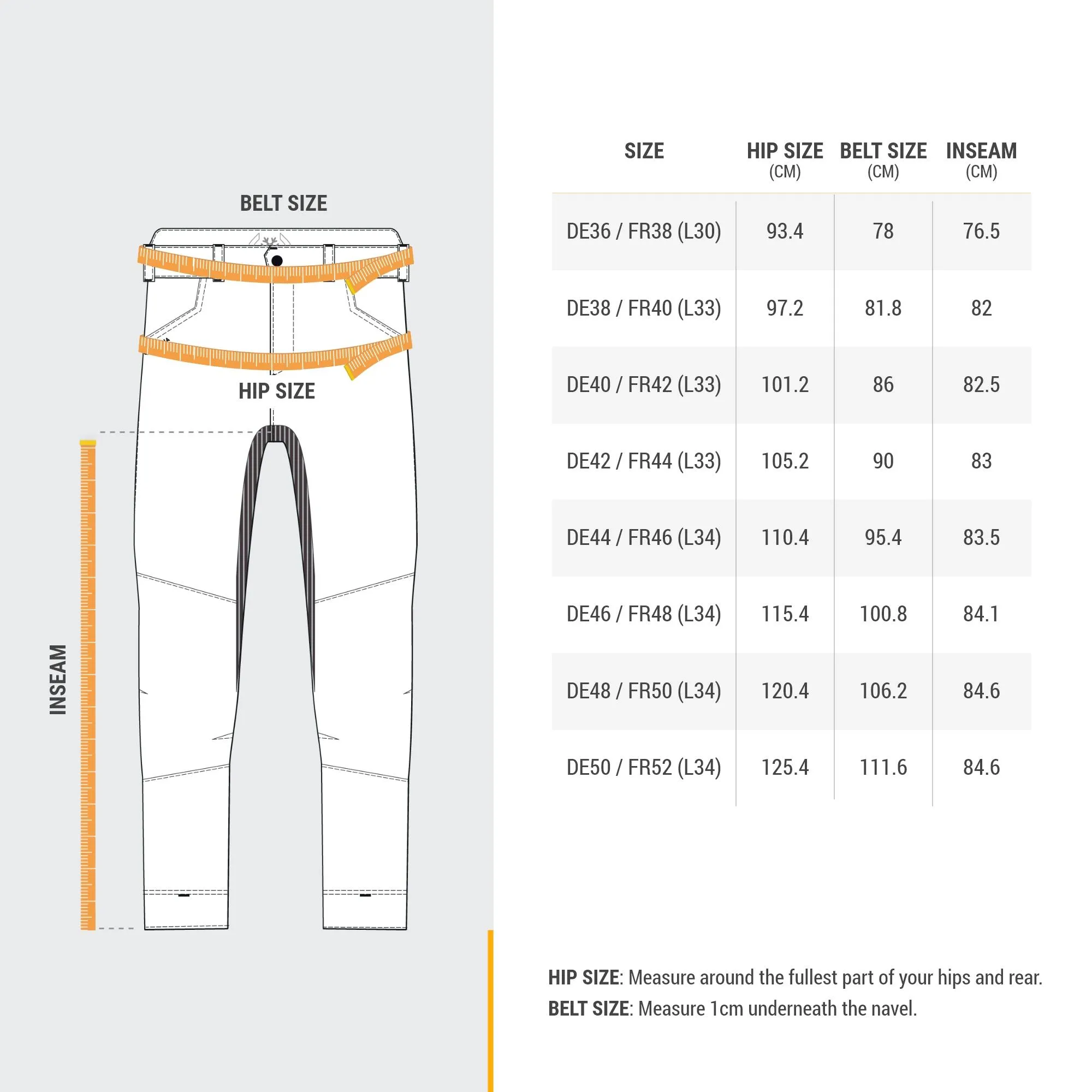 Outdoor Decathlon Clothing Quechua MEN'S WARM WATER-REPELLENT HIKING Pants - SH500