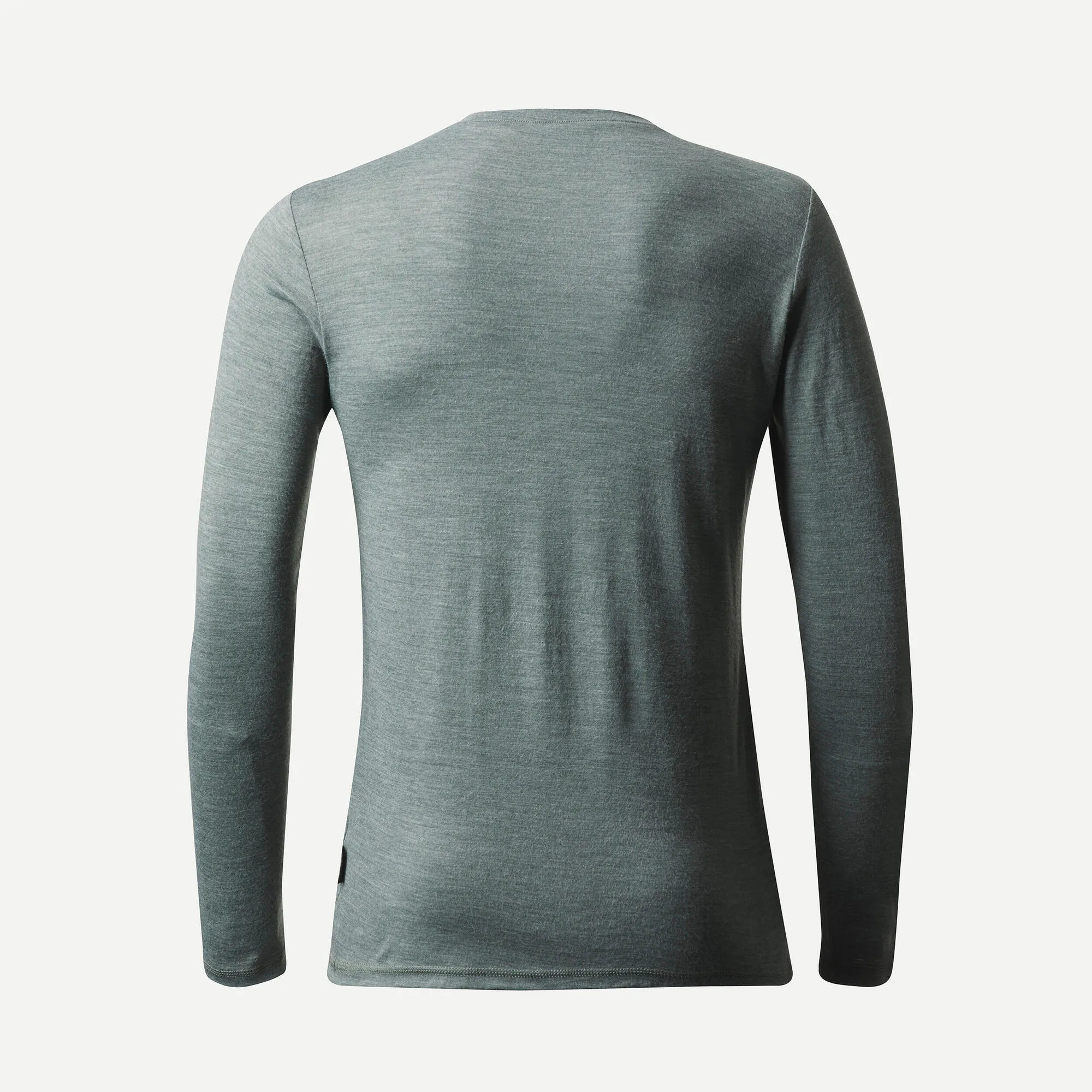 Outdoor Decathlon Clothing Simond  Men's Travel 500 Merino Wool Long-sleeve Shirt