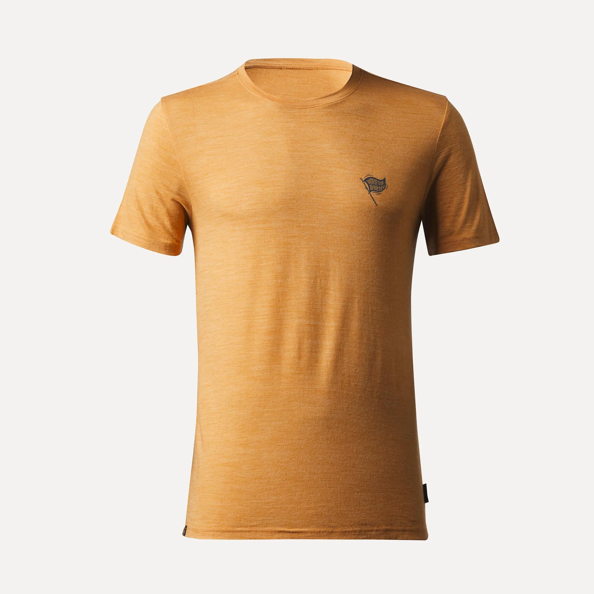 Outdoor Decathlon Clothing Simond  Men's Travel 500 Merino Wool T-Shirt