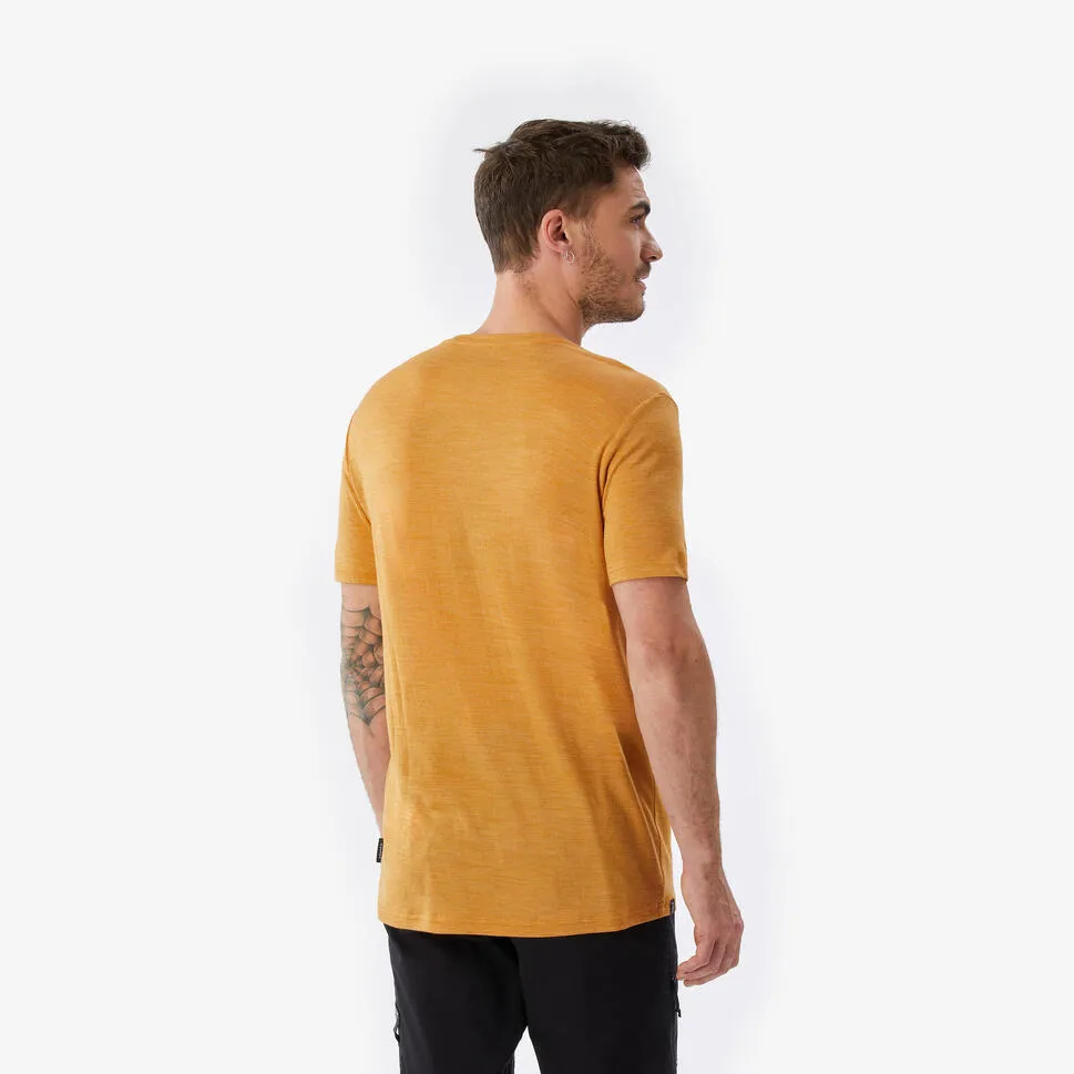 Outdoor Decathlon Clothing Simond  Men's Travel 500 Merino Wool T-Shirt