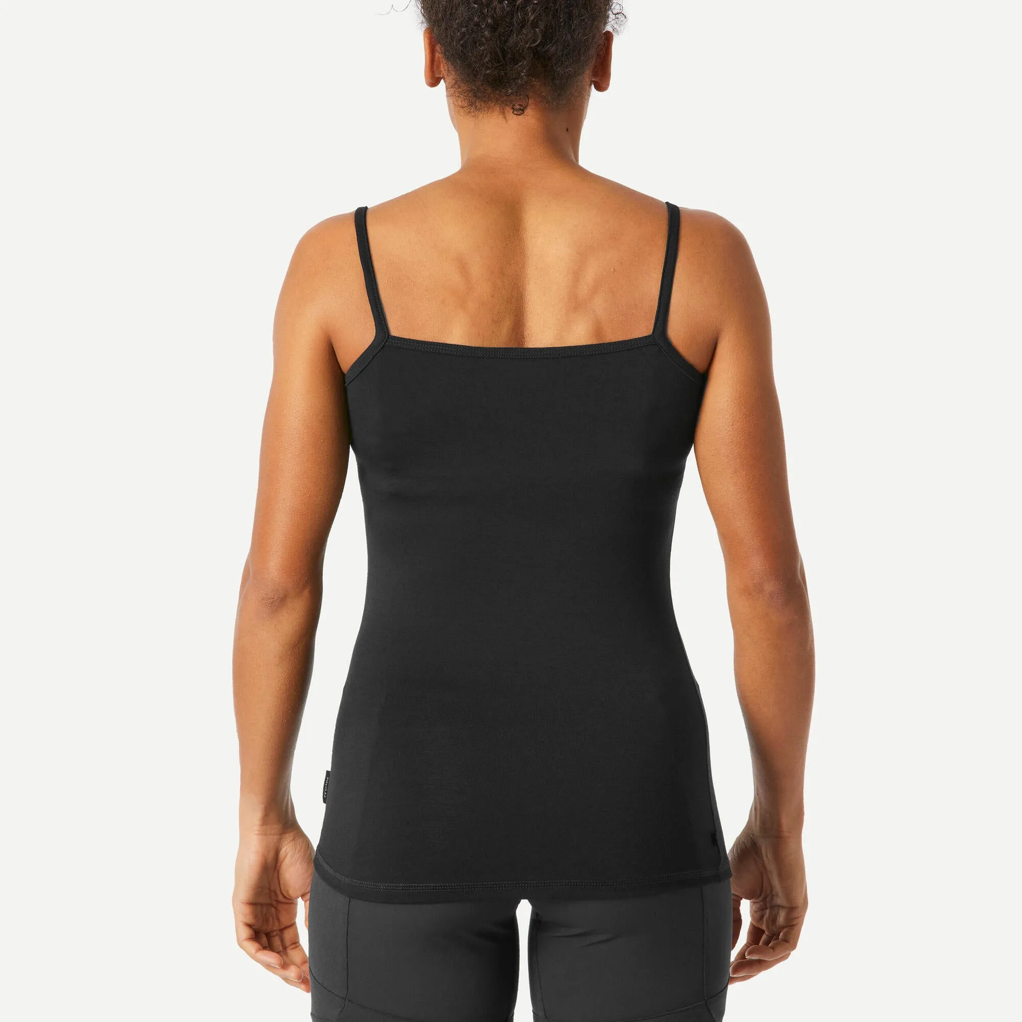 Outdoor Decathlon Clothing Simond  Trek 500 Merino Wool Hiking Tank Top Women's