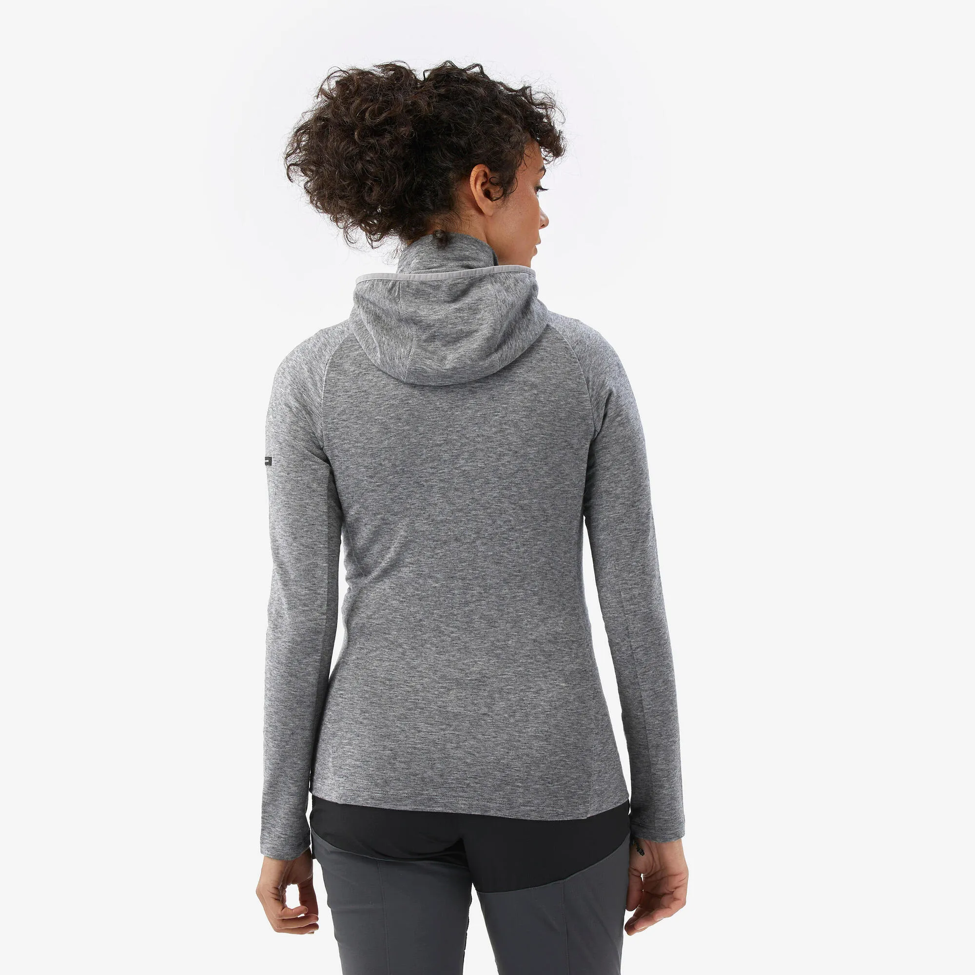 Outdoor Decathlon Clothing Simond Women's Merino and Lyocell Hooded Jacket Merino Fresh