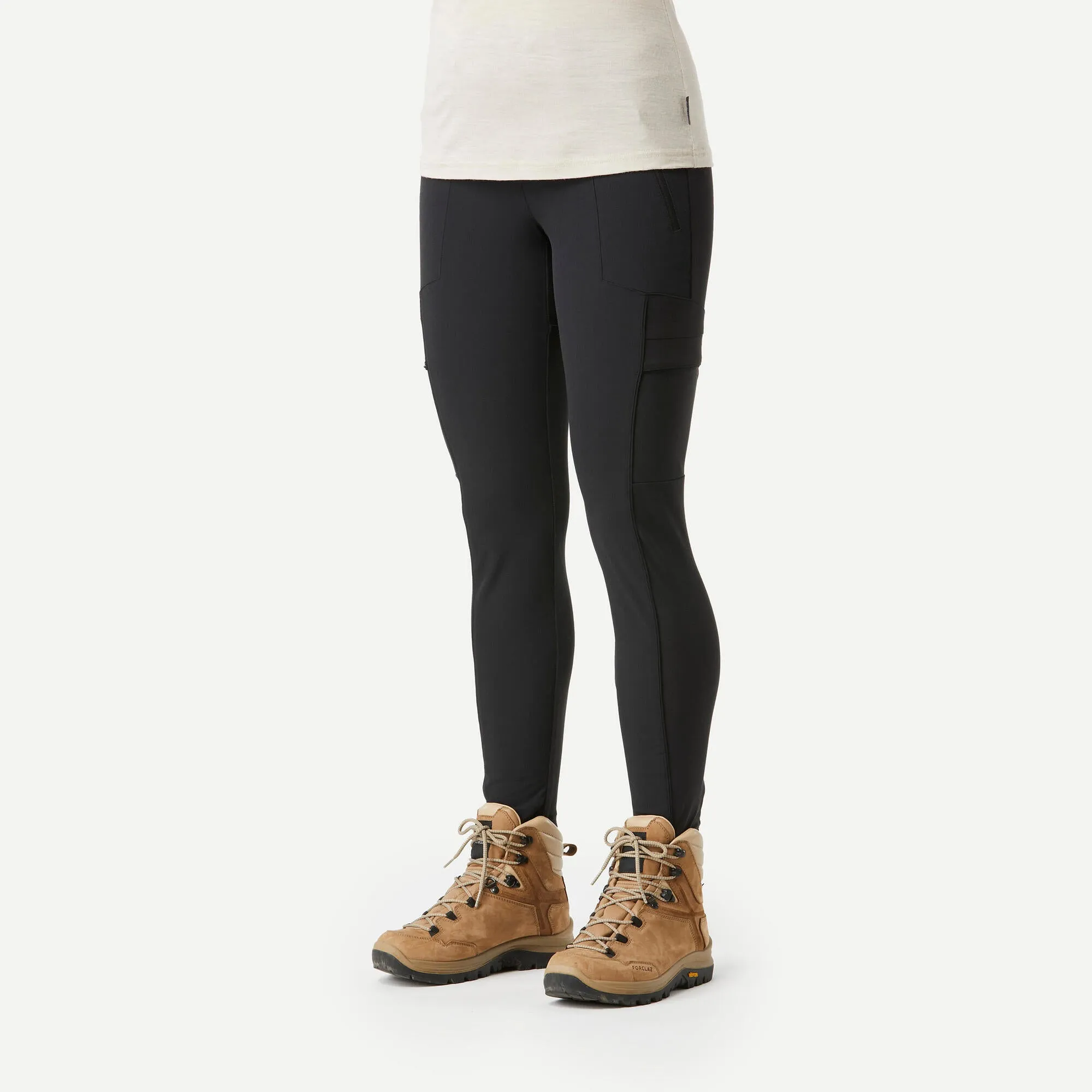 Outdoor Decathlon Clothing Simond  Women's Travel 500 Leggings