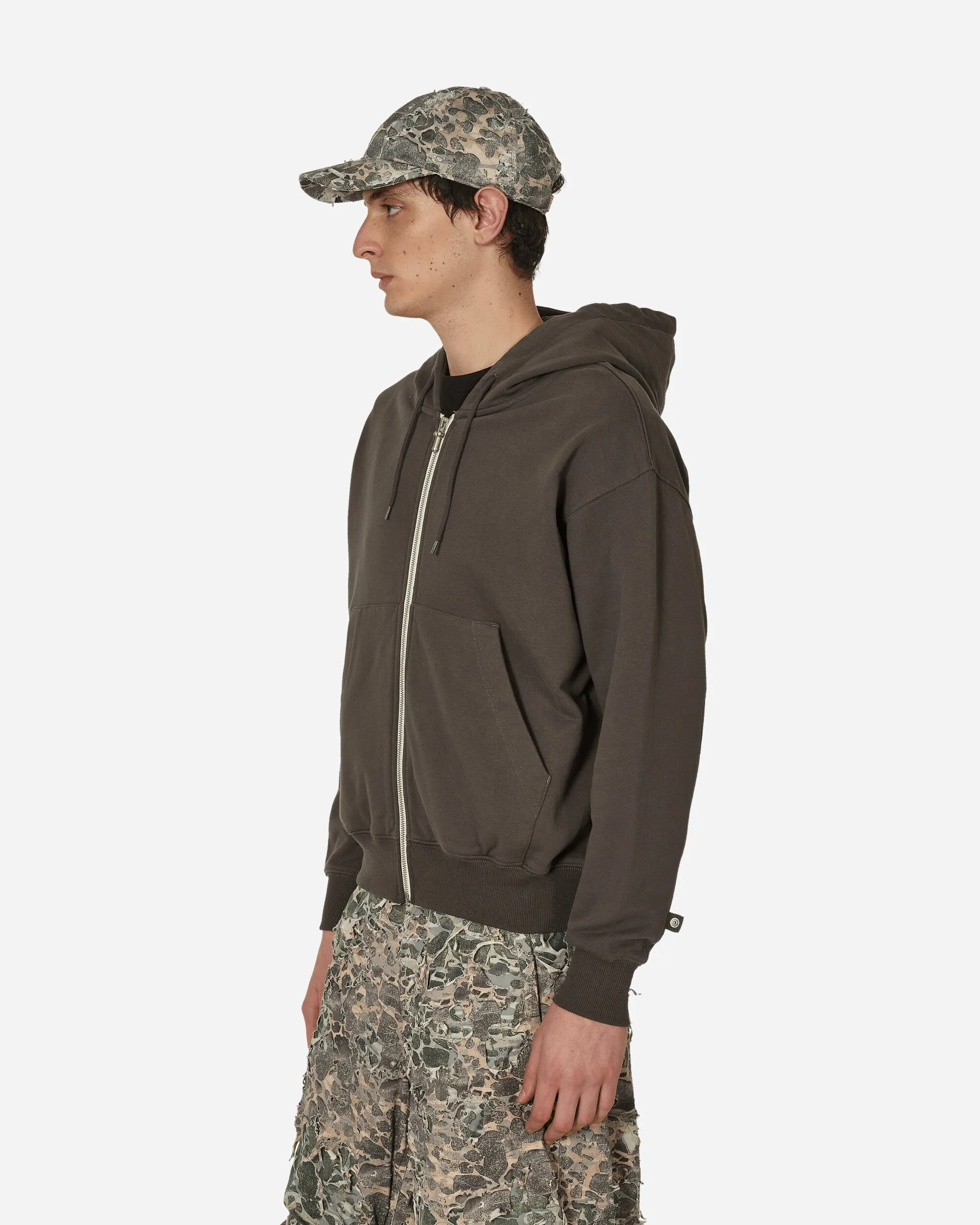 P-Zip Hoodie Charcoal