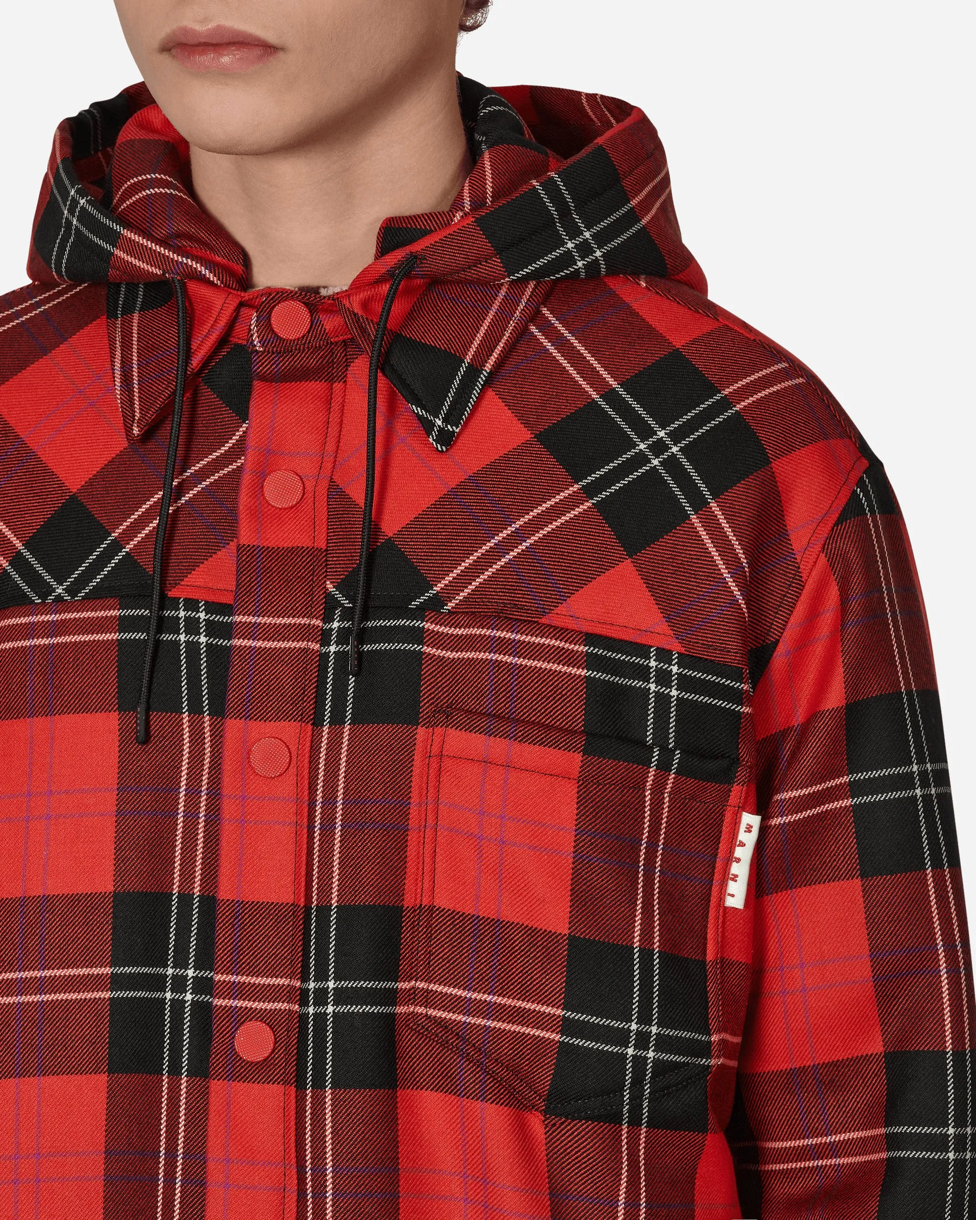 Padded Overshirt Red