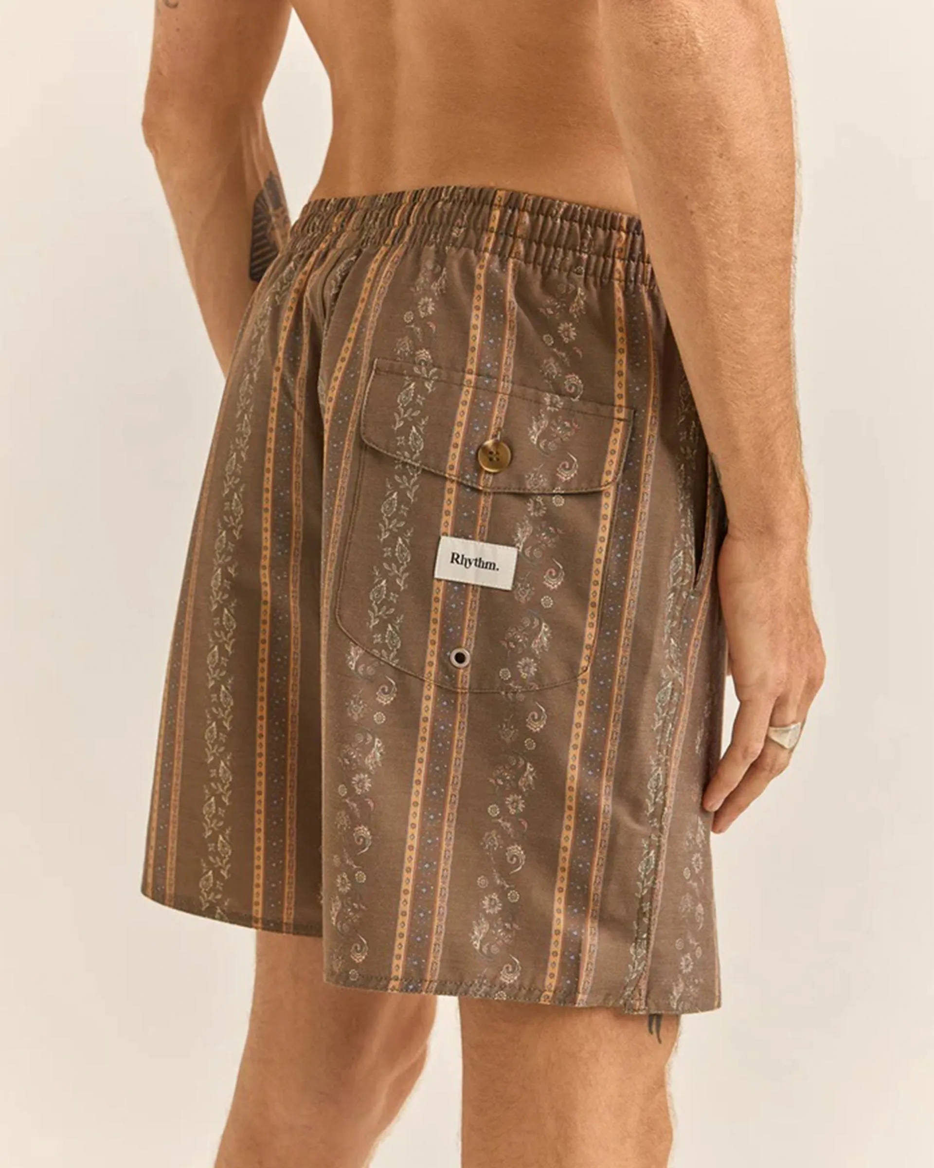 Paisley Stripe Beach Short