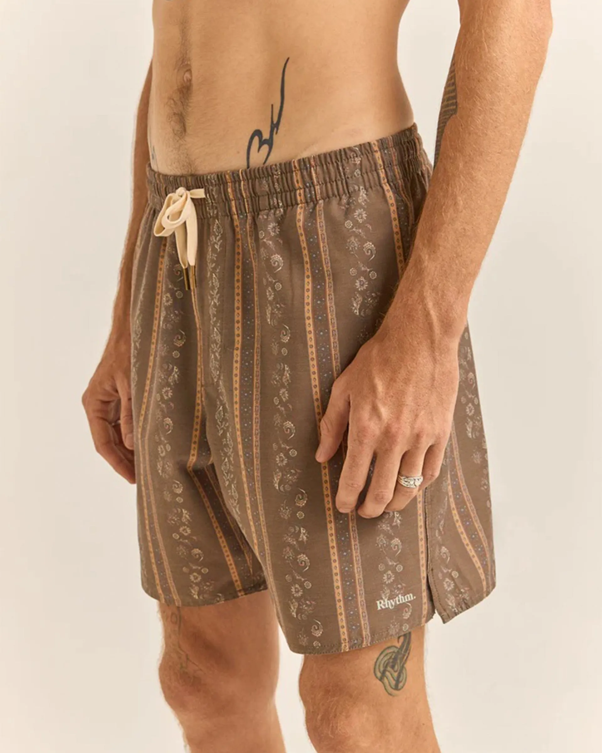 Paisley Stripe Beach Short