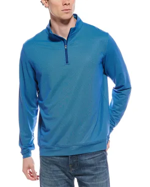 Peter Millar Perth Birdseye Performance 1/4-Zip Pullover