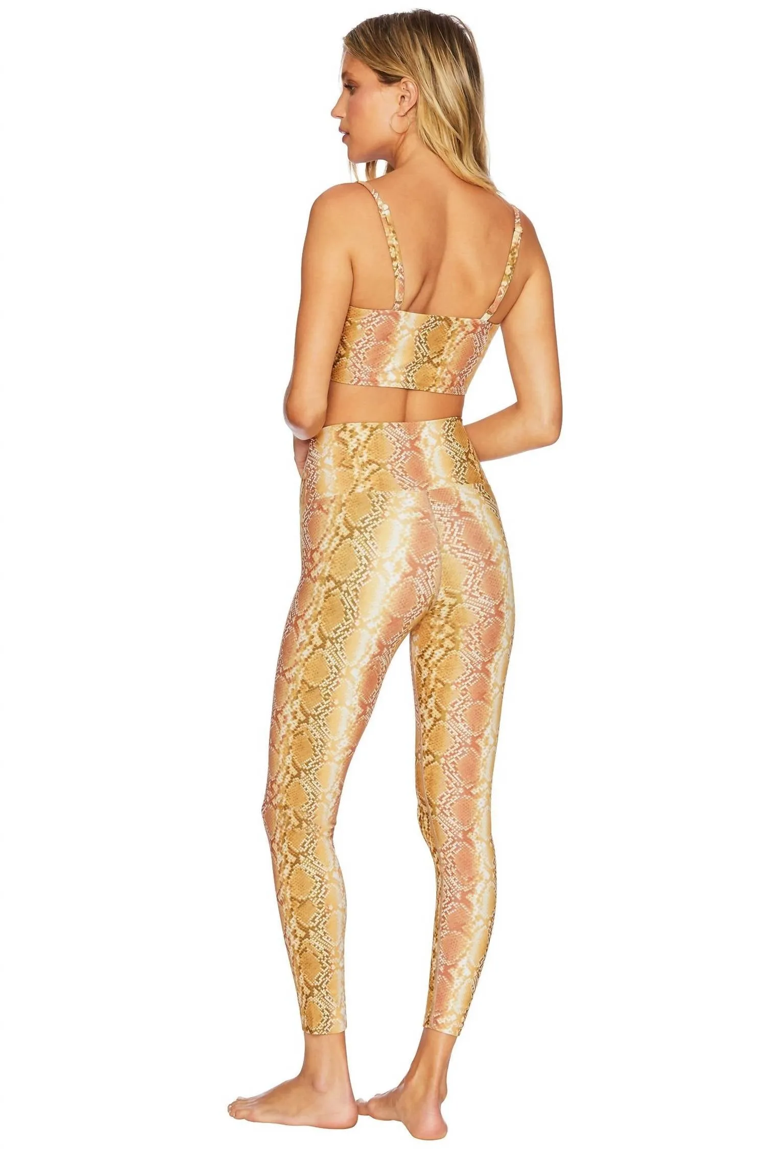 Piper Legging In Golden Snake