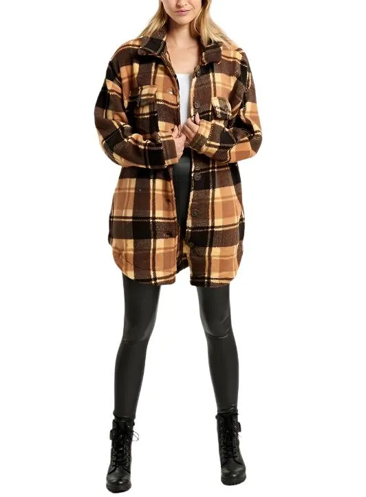 Plaid Fleece Jacket