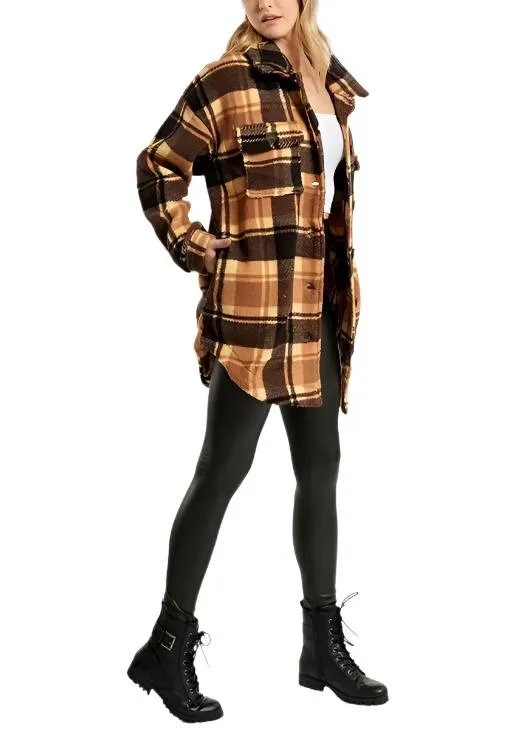 Plaid Fleece Jacket