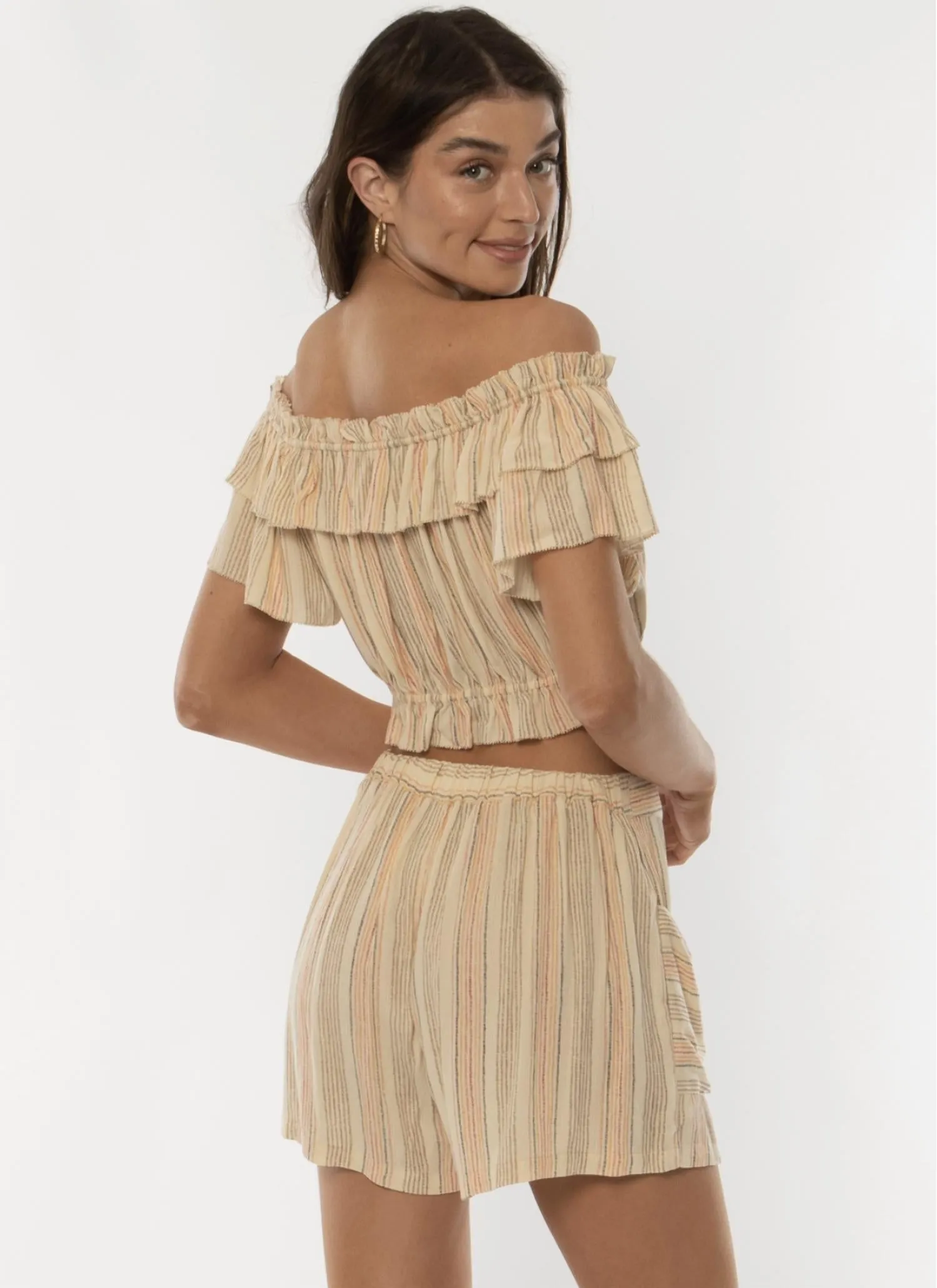 Playa Woven Short In Wheat
