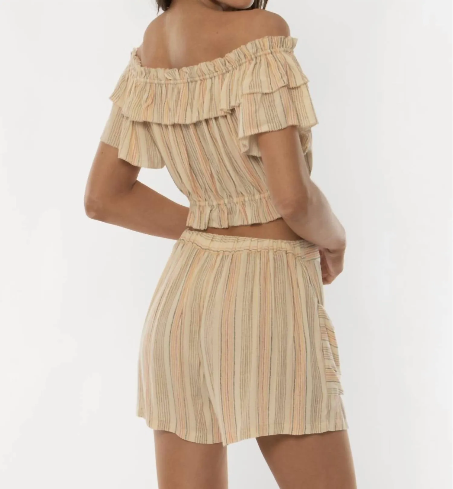 Playa Woven Short In Wheat