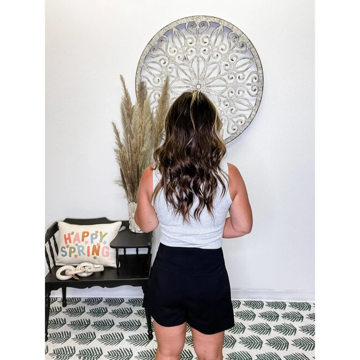 Pleated Shorts In Black