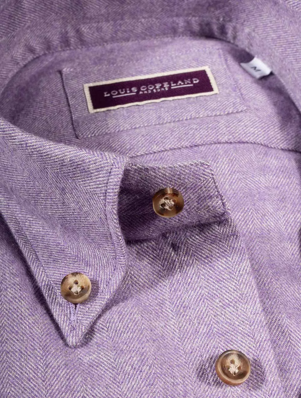 Pogba Herringbone Shirt Purple