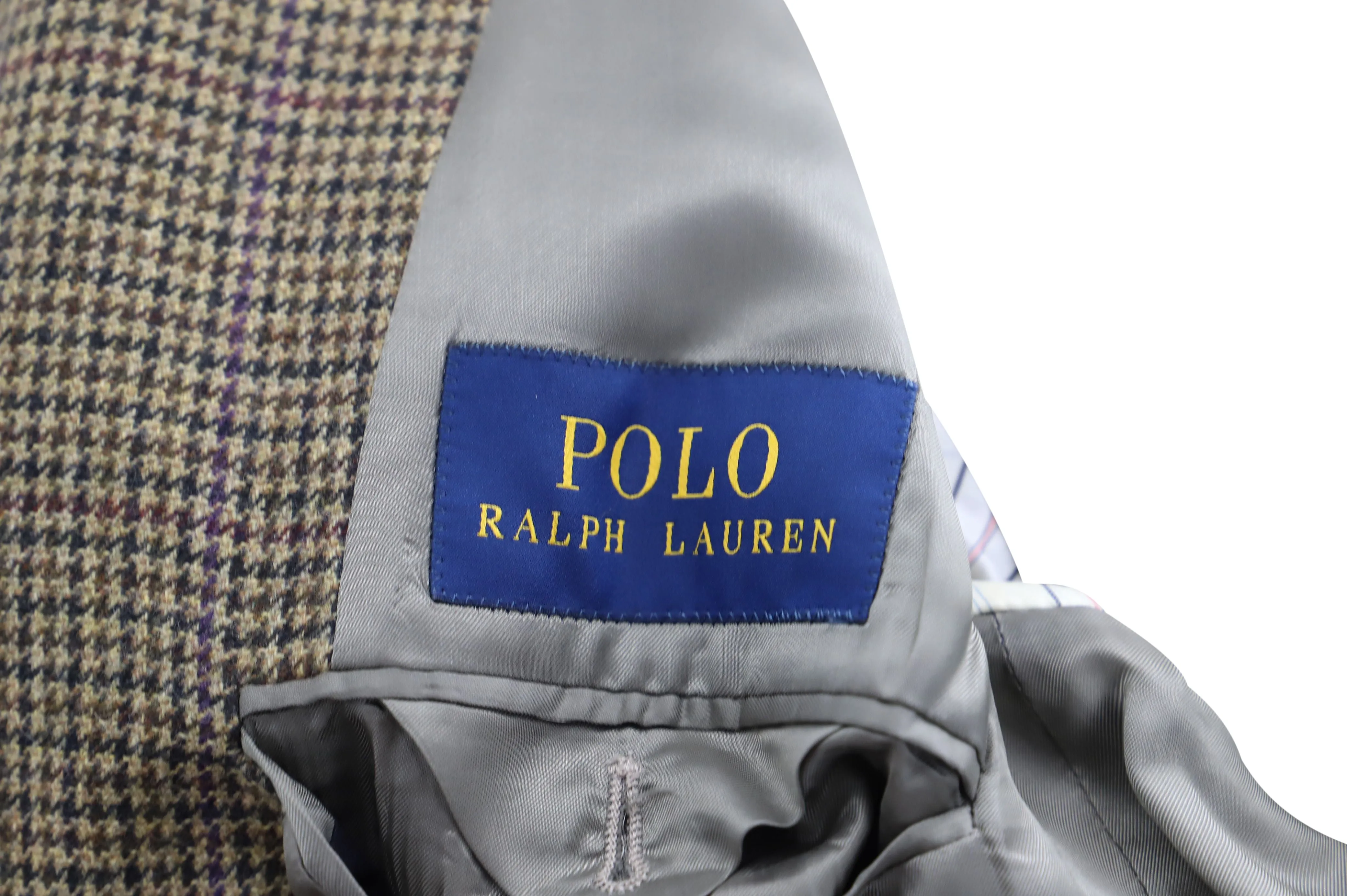 Polo Ralph Lauren Single-Breasted Sport Jacket Blazer in Brown Wool