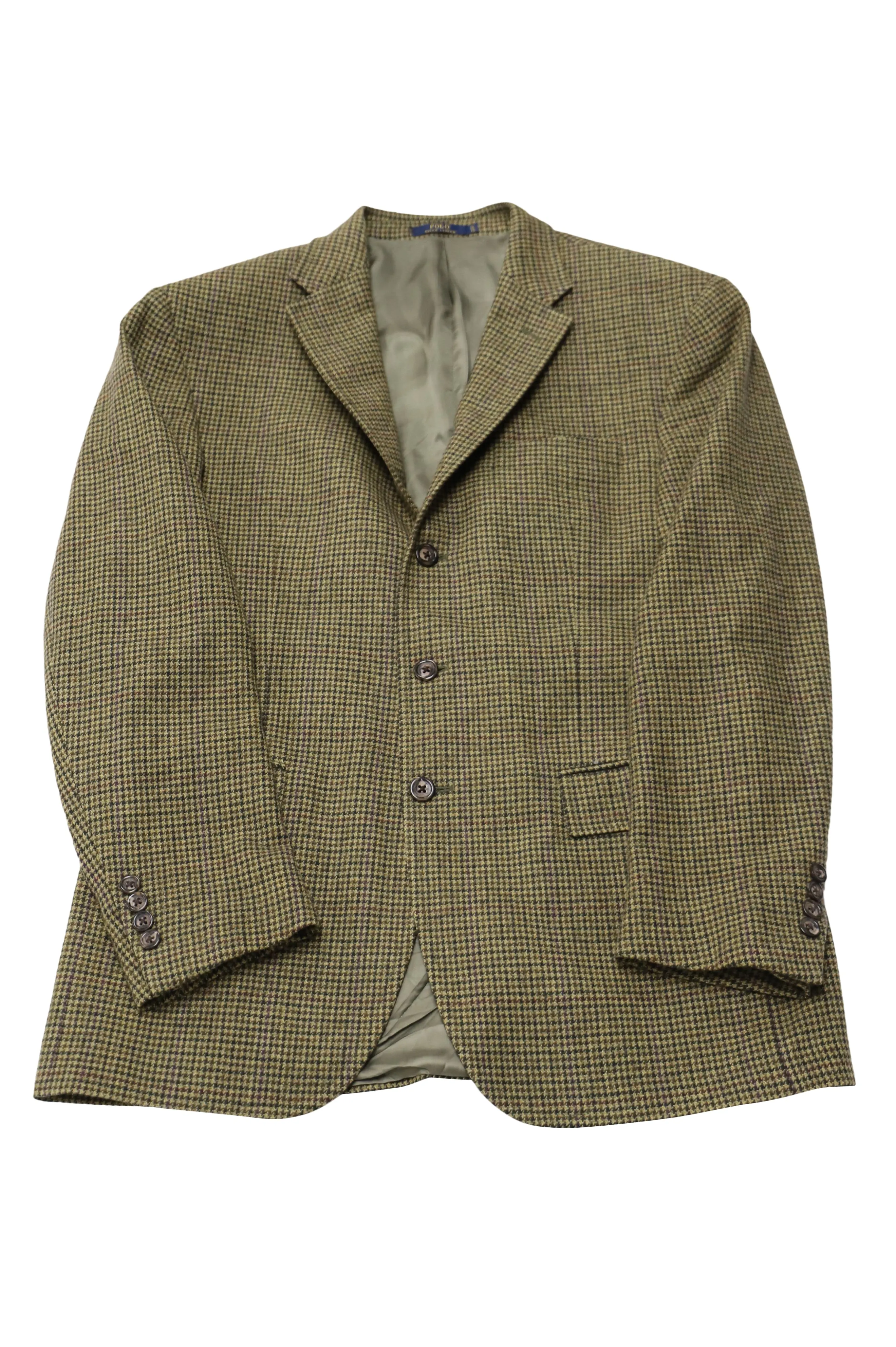 Polo Ralph Lauren Single-Breasted Sport Jacket Blazer in Brown Wool