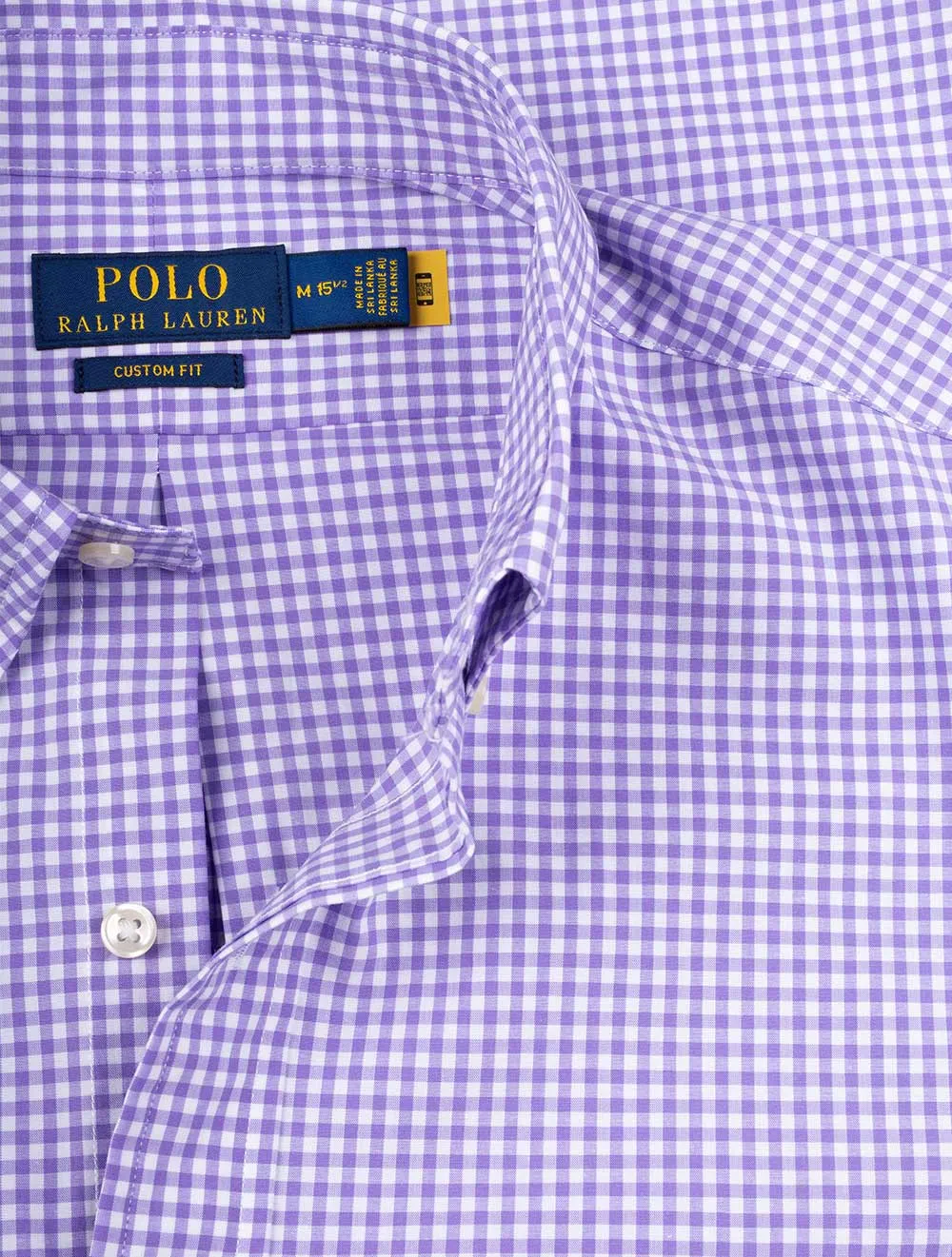 Poplin Long Sleeve Sport Shirt Lavender