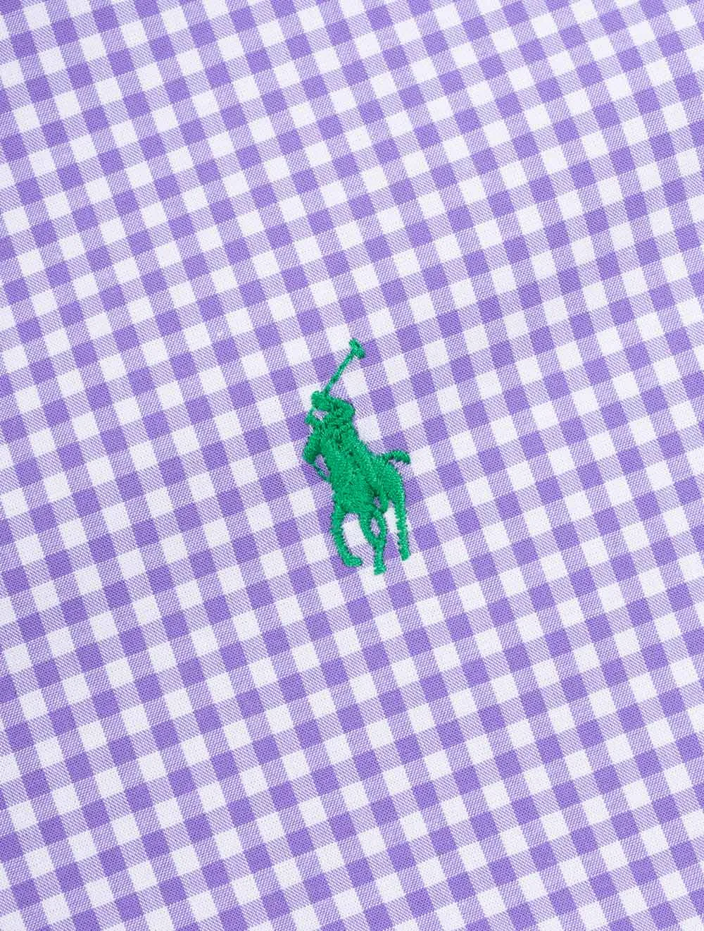 Poplin Long Sleeve Sport Shirt Lavender