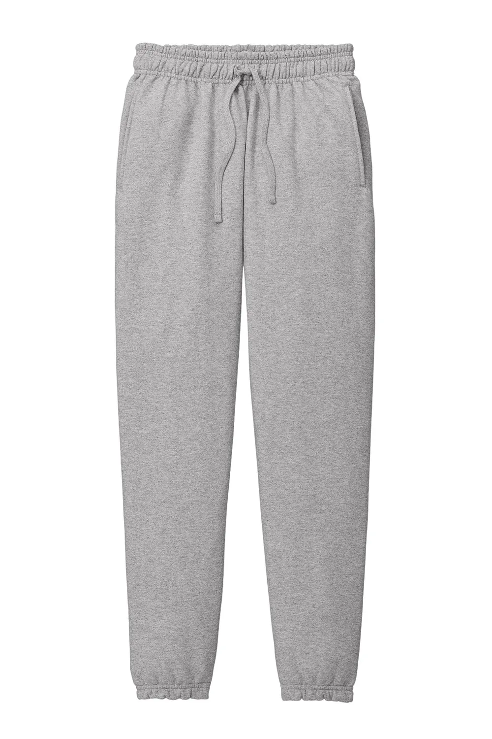 Port & Company Mens Core Fleece Sweatpants w/ Pockets - Heather Grey